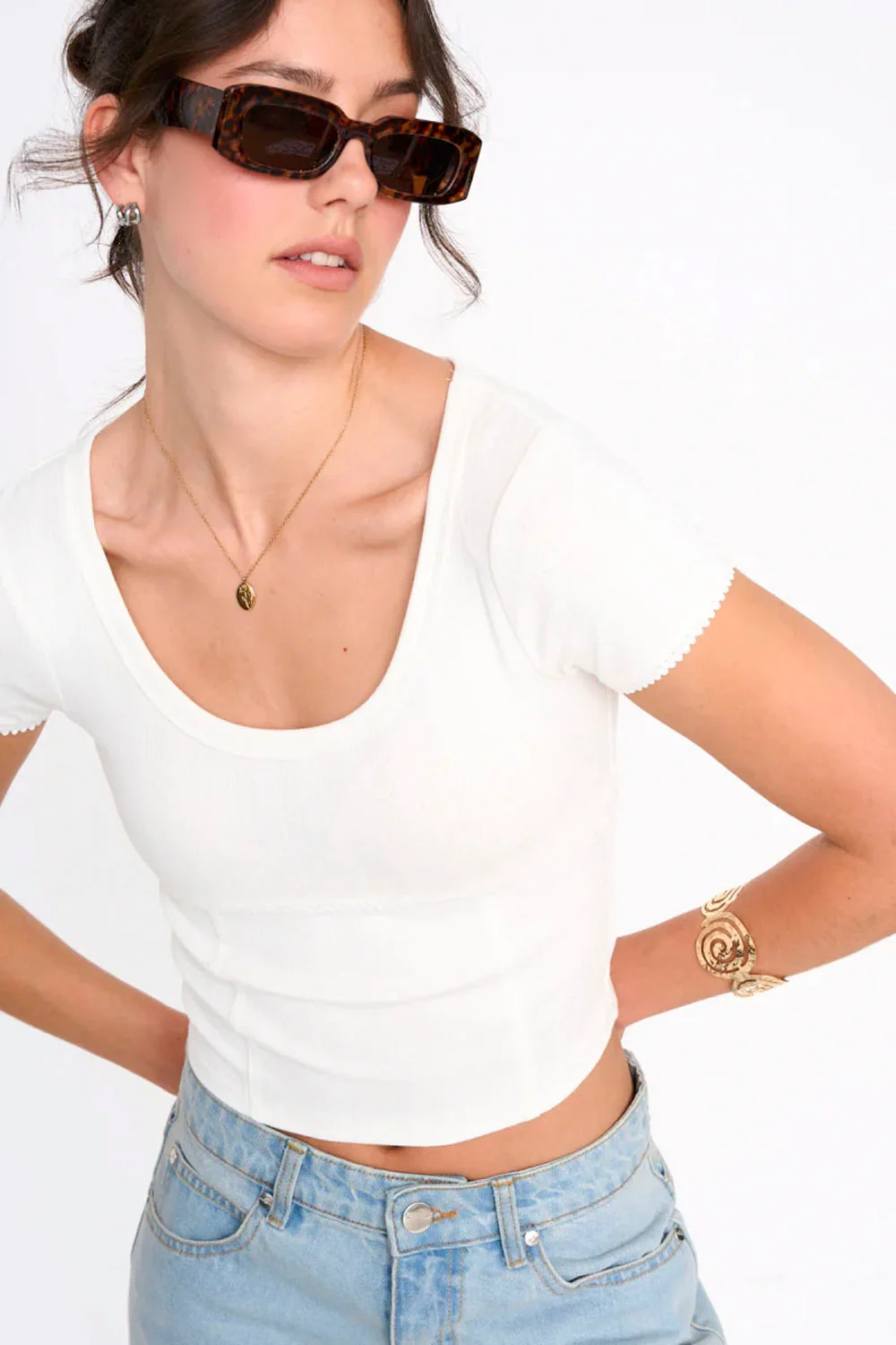 24COLOURS - BABY TEE - WHITE - Image 2