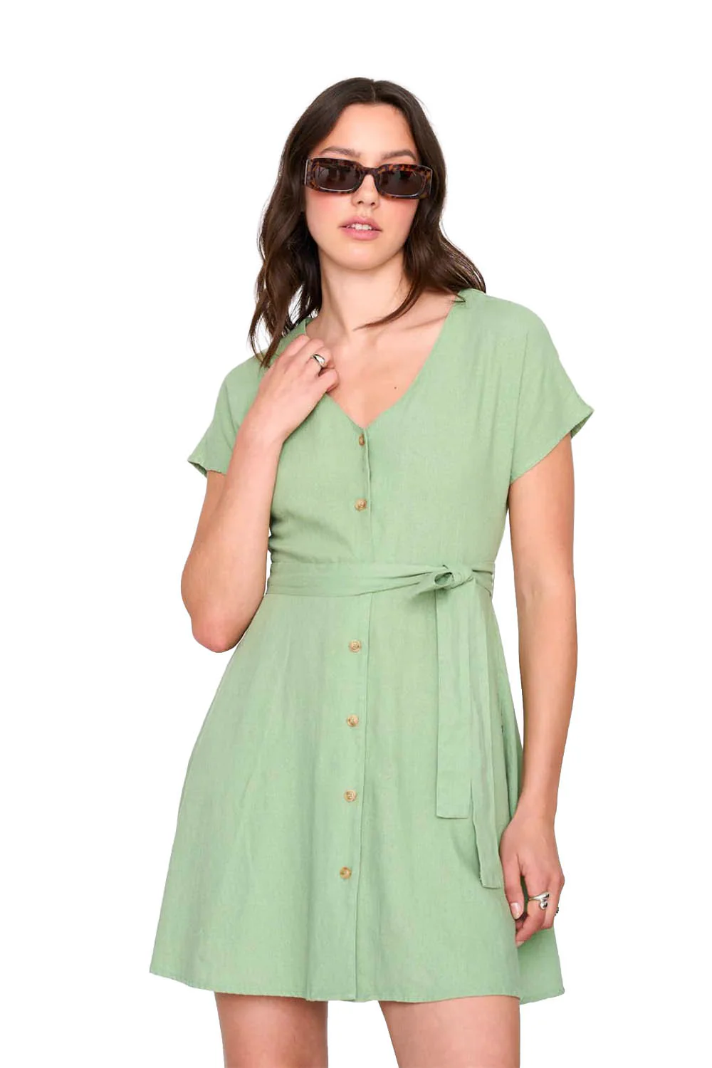 24COLOURS - BUTTONED DRESS