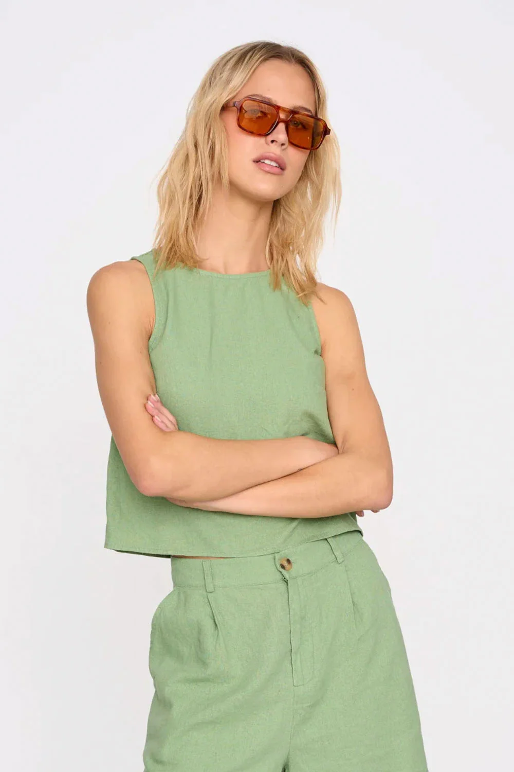24COLOURS - GREEN SHORTS - Image 4