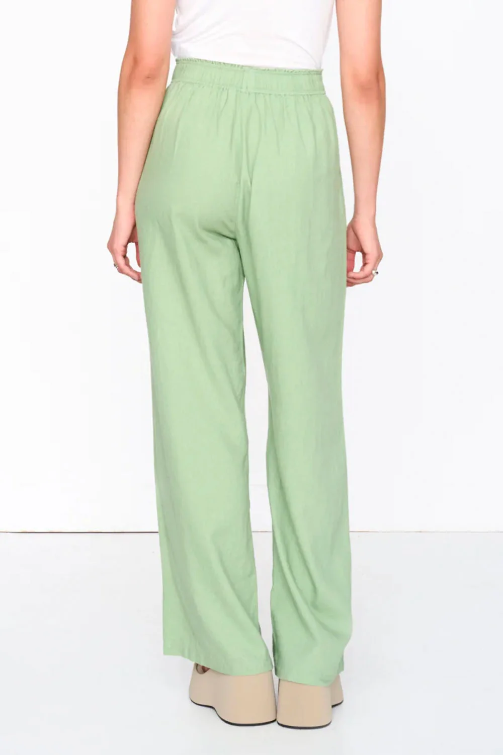 24COLOURS - SUMMER PANTS - GREEN - Image 2