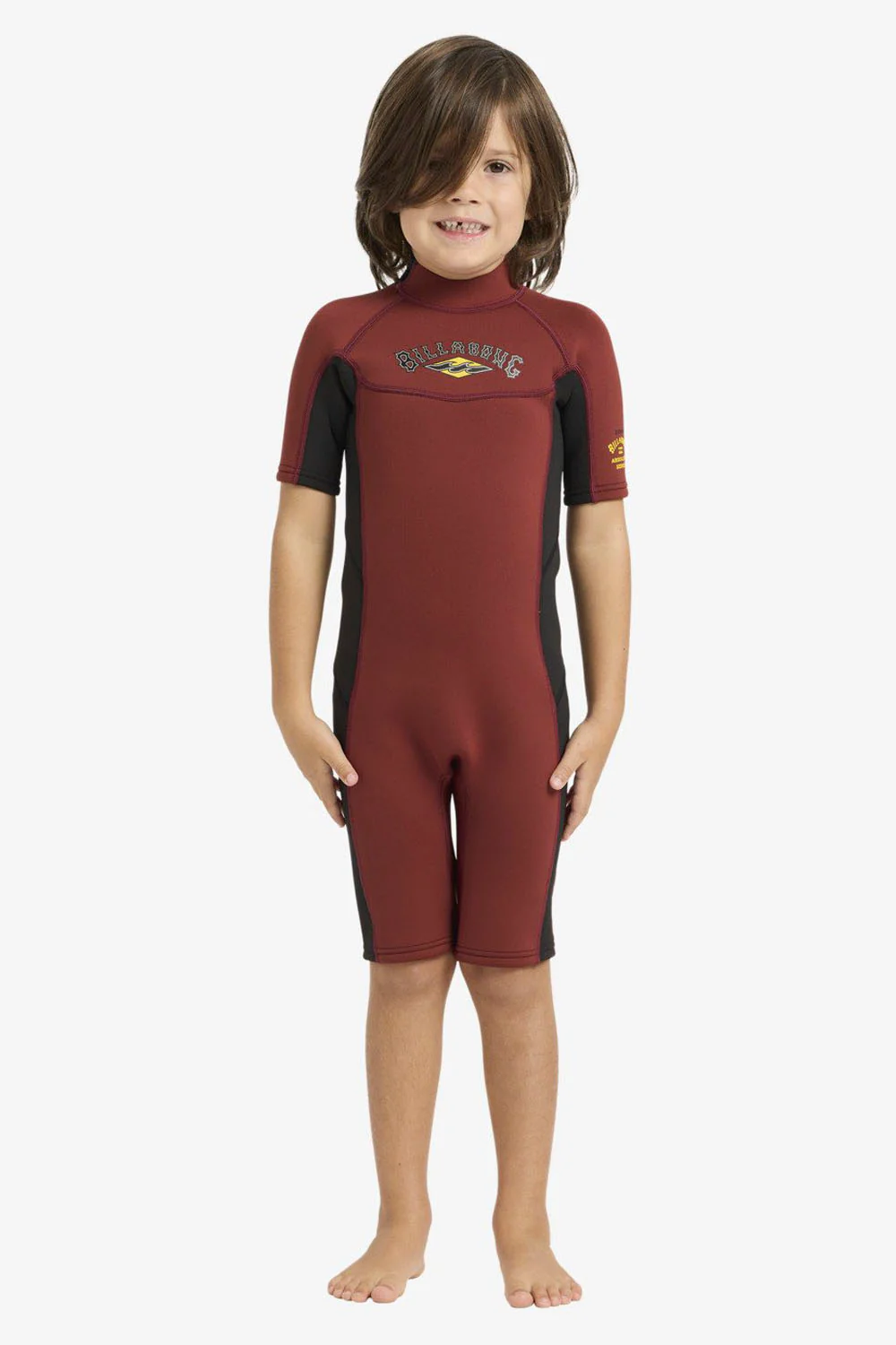 BILLABONG - ABSOLUTE - 2/2MM - BACK ZIP - FIRE RED - BOY