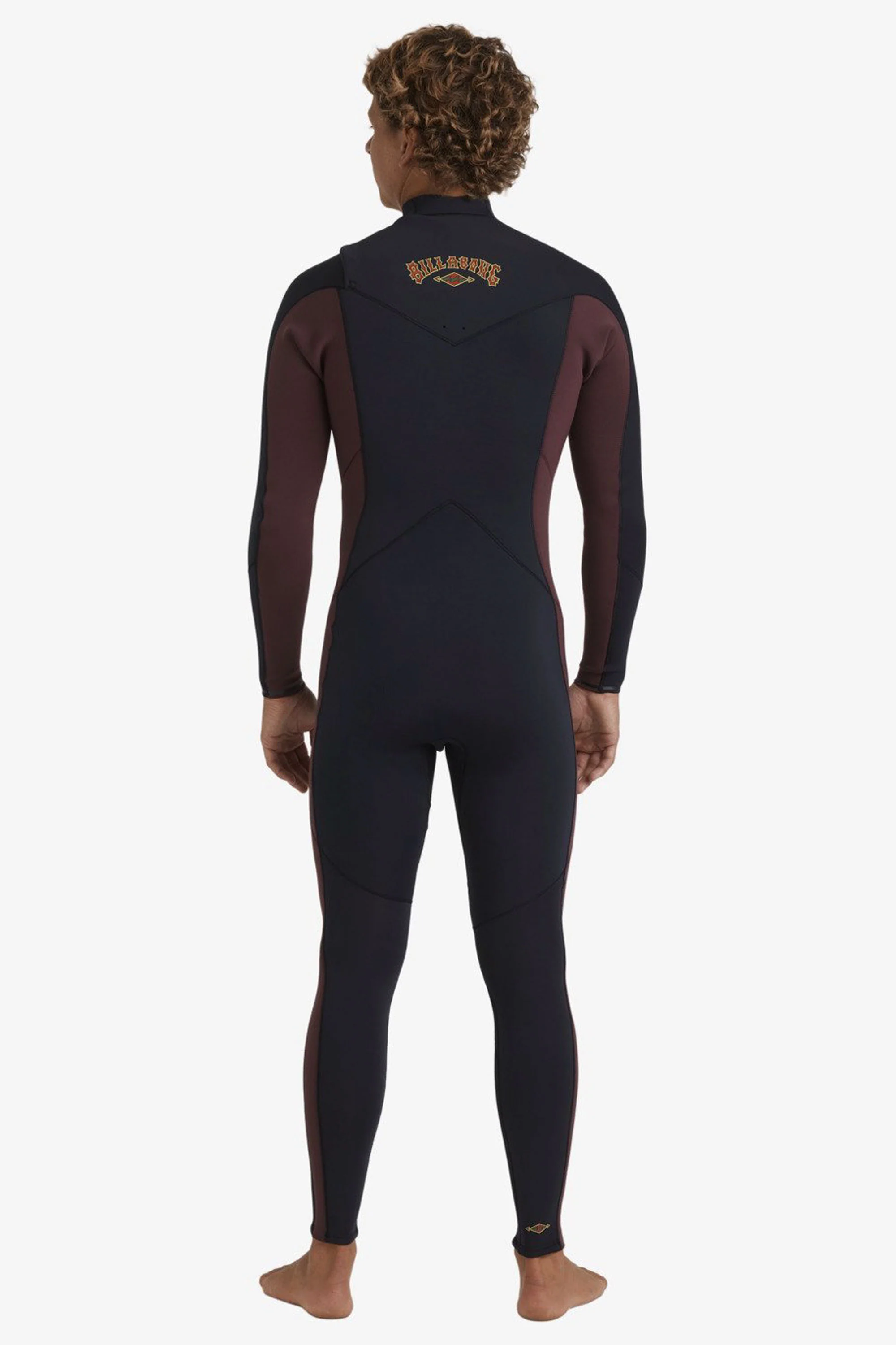 BILLABONG - ABSOLUTE NATURAL - 4/3mm - Chest zip - WINE - MAN - Image 2
