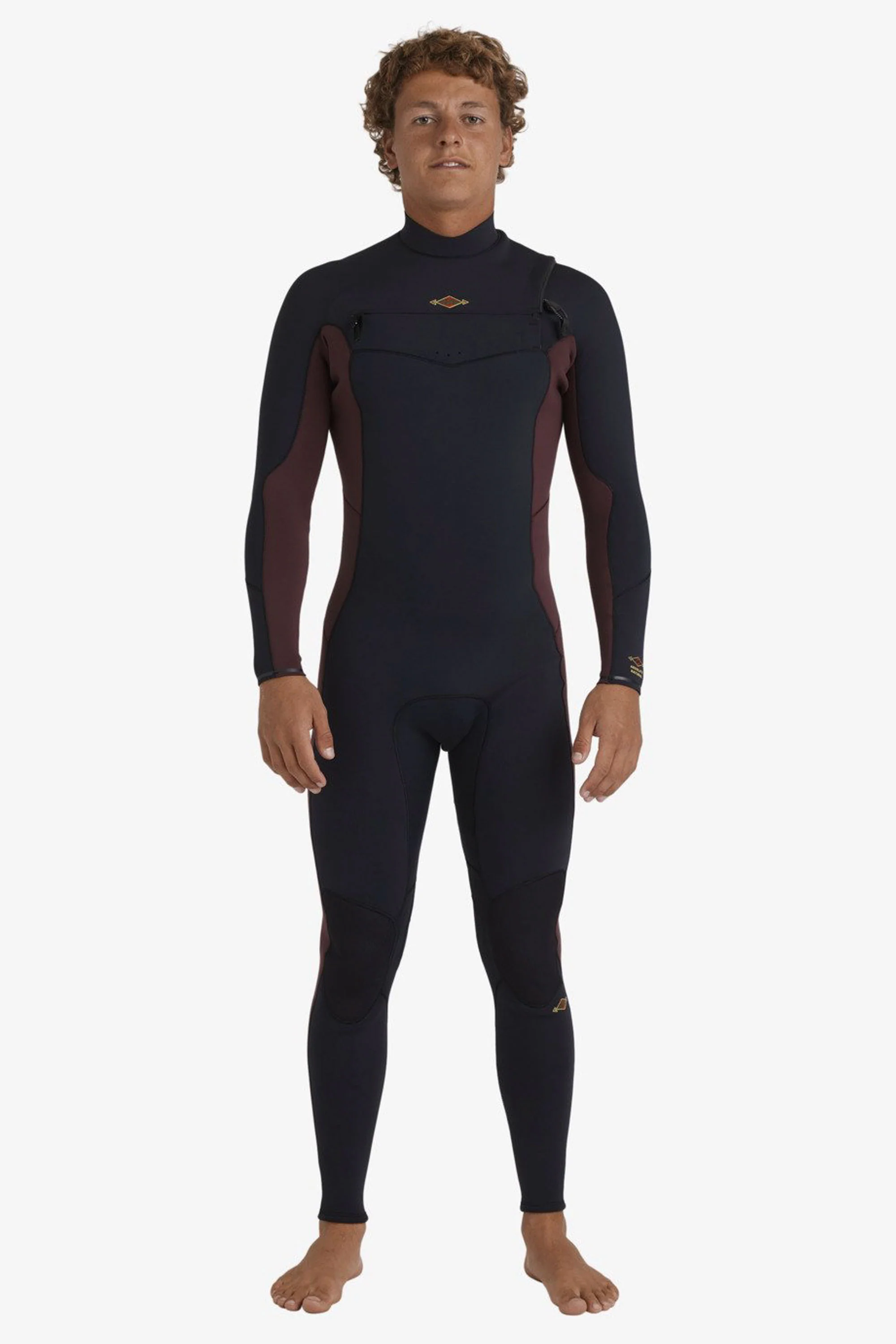 BILLABONG - ABSOLUTE NATURAL - 5/4mm - Chest zip - WINE - MAN