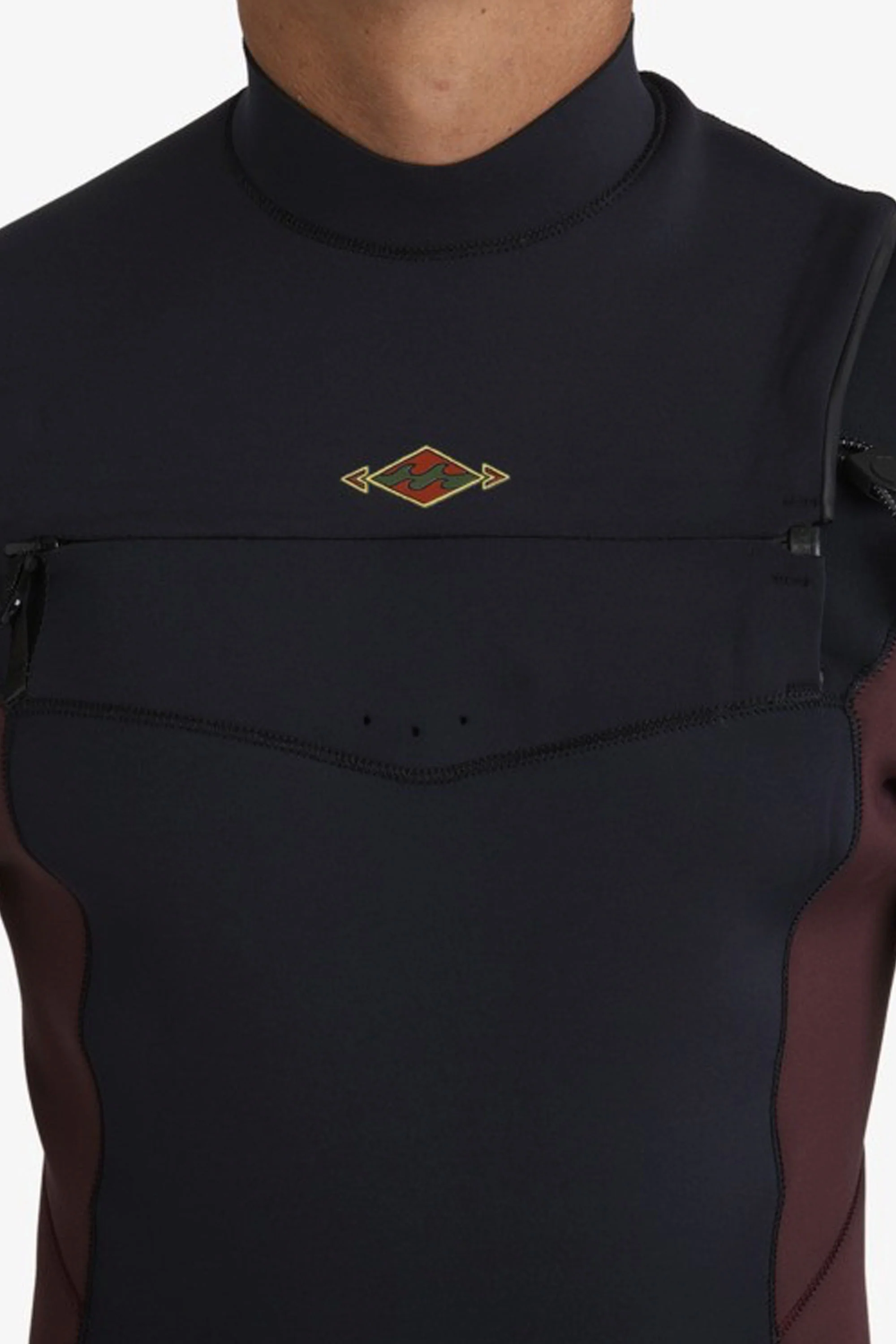 BILLABONG - ABSOLUTE NATURAL - 5/4mm - Chest zip - WINE - MAN - Image 3