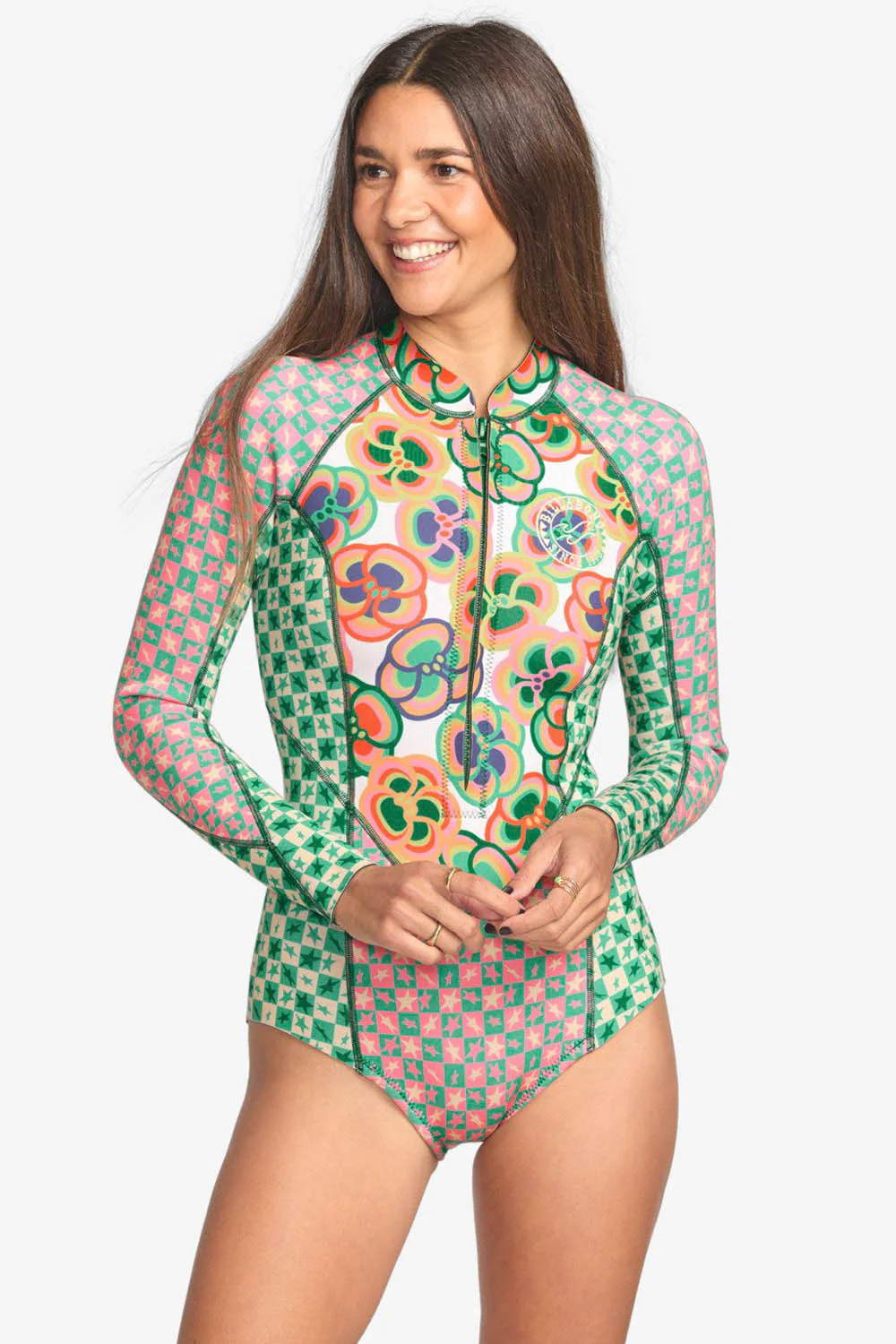 BILLABONG - MAMIWATA - 2/2MM - FRONT ZIP - EMERALD GREEN - WOMAN - Image 2