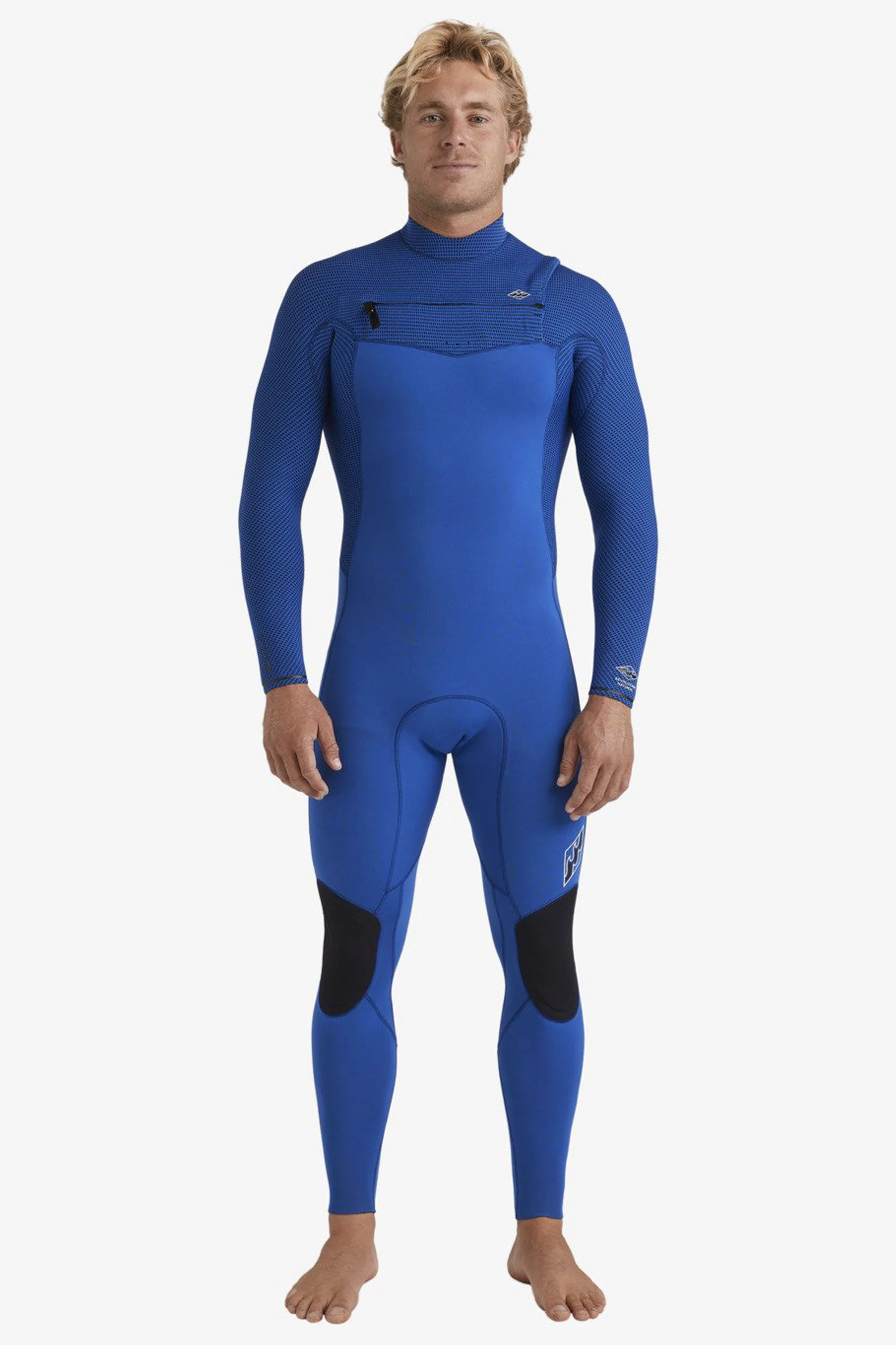 BILLABONG - REVOLUTION NATURAL - 4/3mm - Chest zip - DARK COBALT - MAN