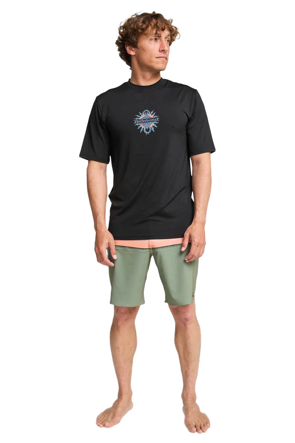 BILLABONG - SOLAR FLARE - SHORT SLEEVE - BLACK - MAN - Image 3