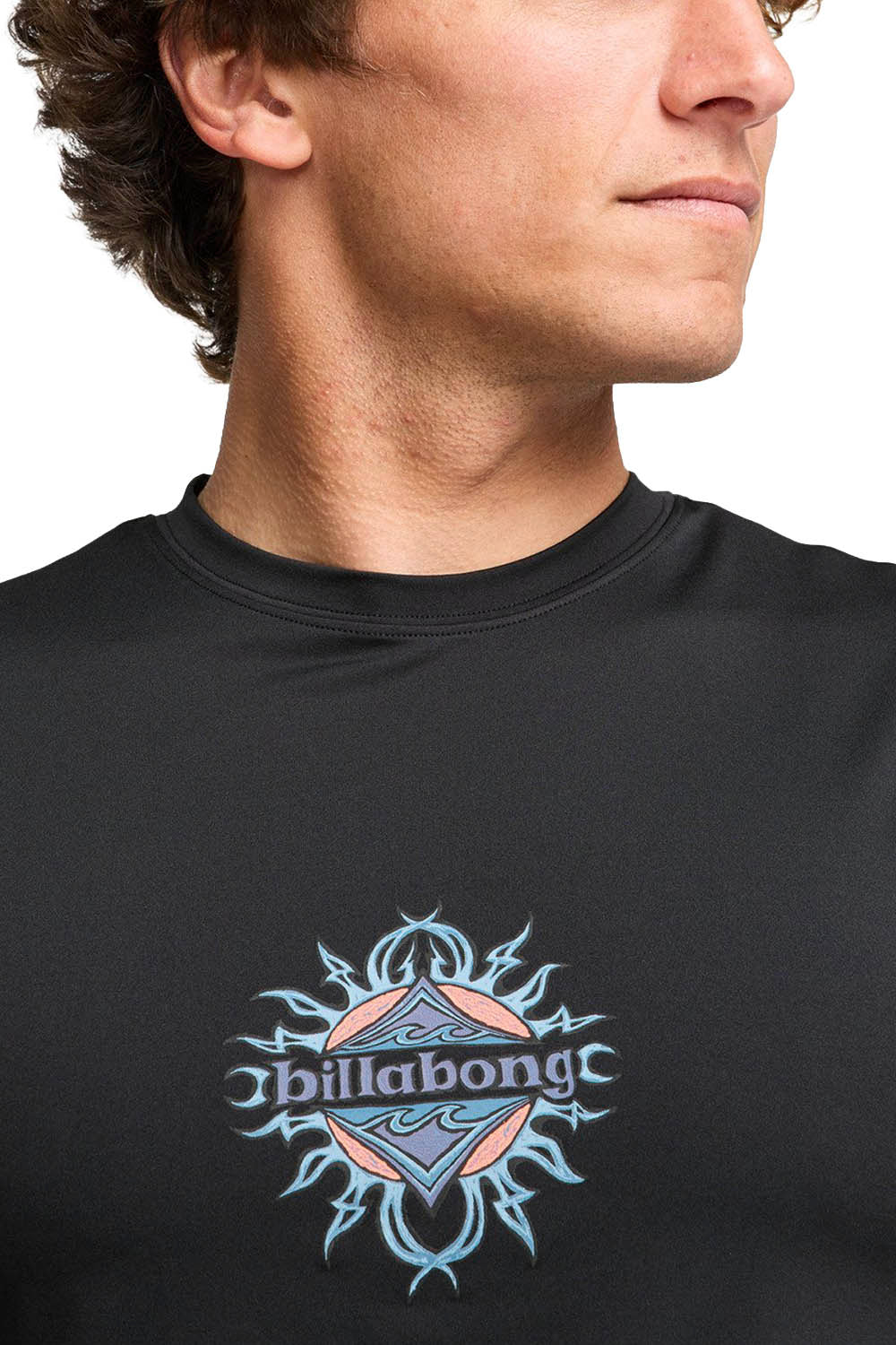 BILLABONG - SOLAR FLARE - SHORT SLEEVE - BLACK - MAN - Image 4