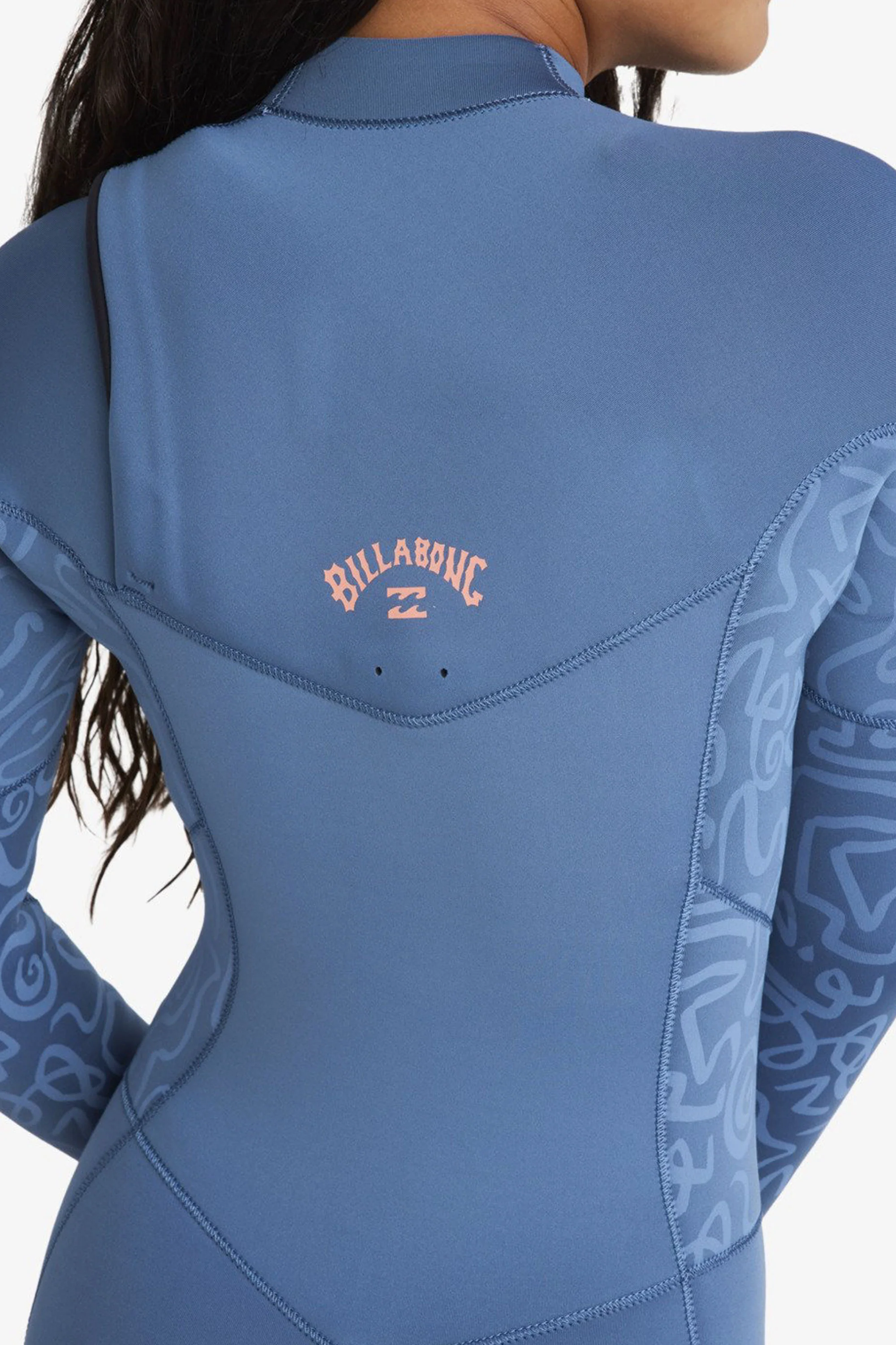 BILLABONG - SYNERGY NATURAL - 4/3mm - Chest zip - TIDAL BLUE - JUNIOR - Image 5