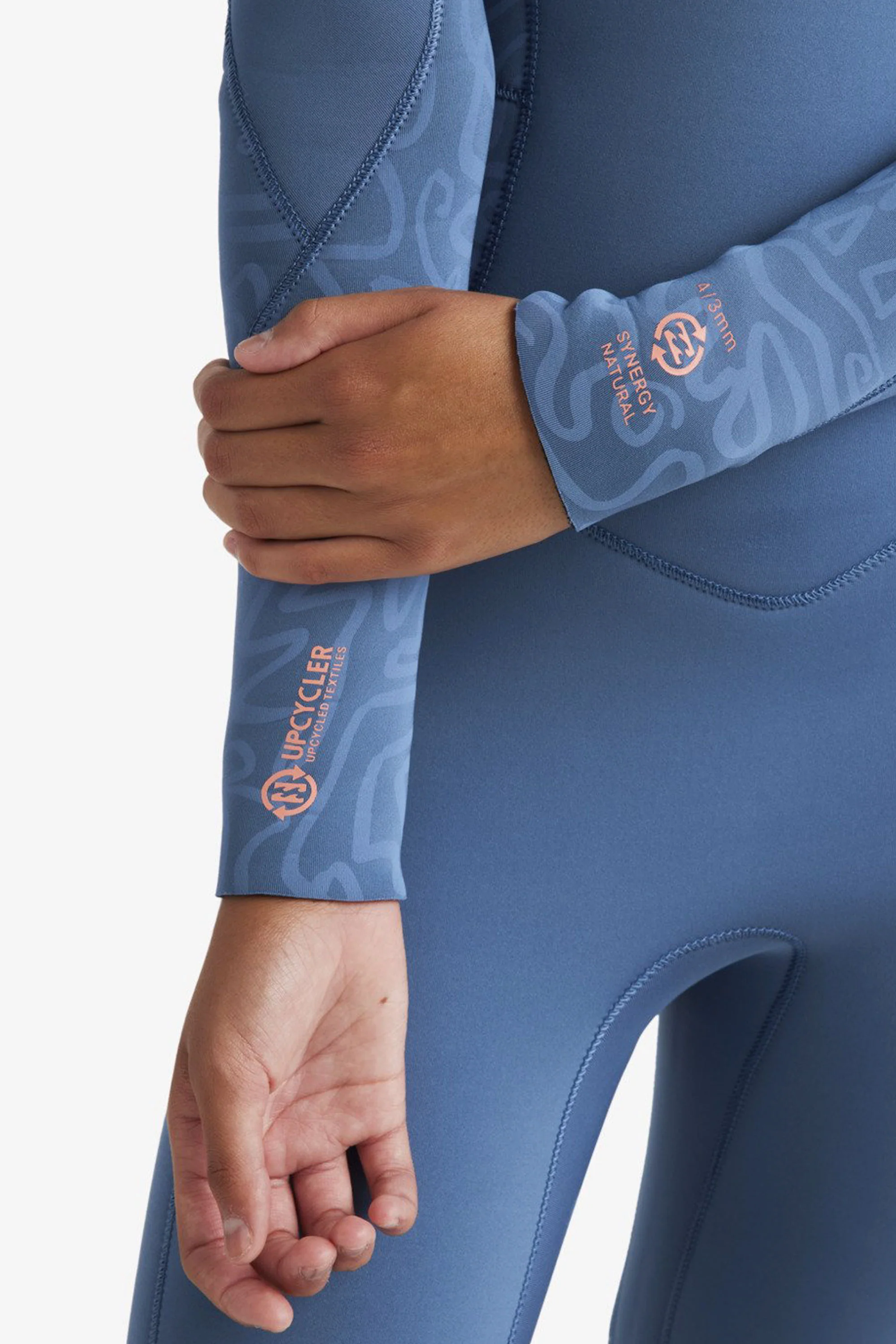 BILLABONG - SYNERGY NATURAL - 4/3mm - Chest zip - TIDAL BLUE - JUNIOR - Image 6