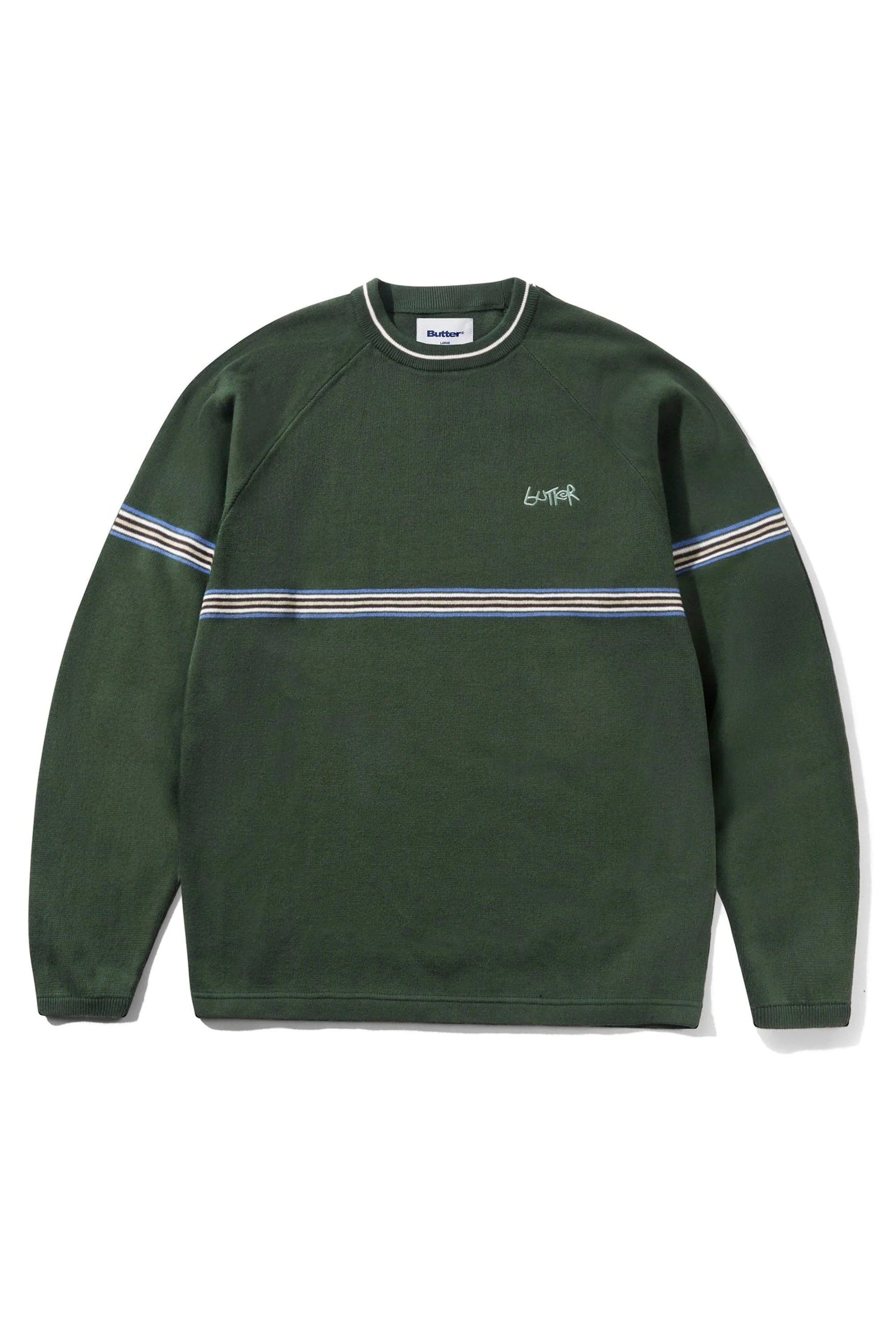 BUTTER - PIER KNIT SWEATER - MOSS