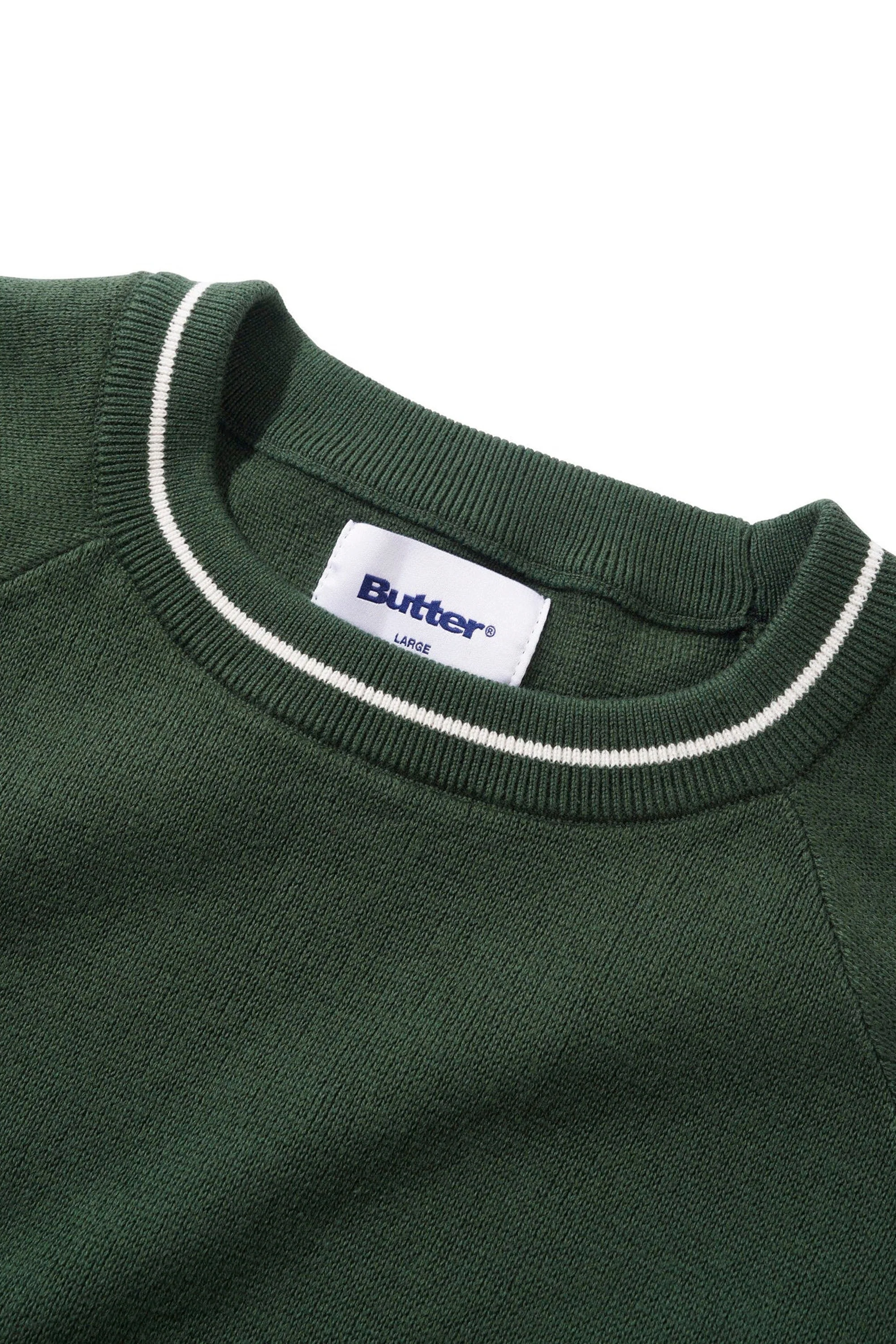 BUTTER - PIER KNIT SWEATER - MOSS - Image 3