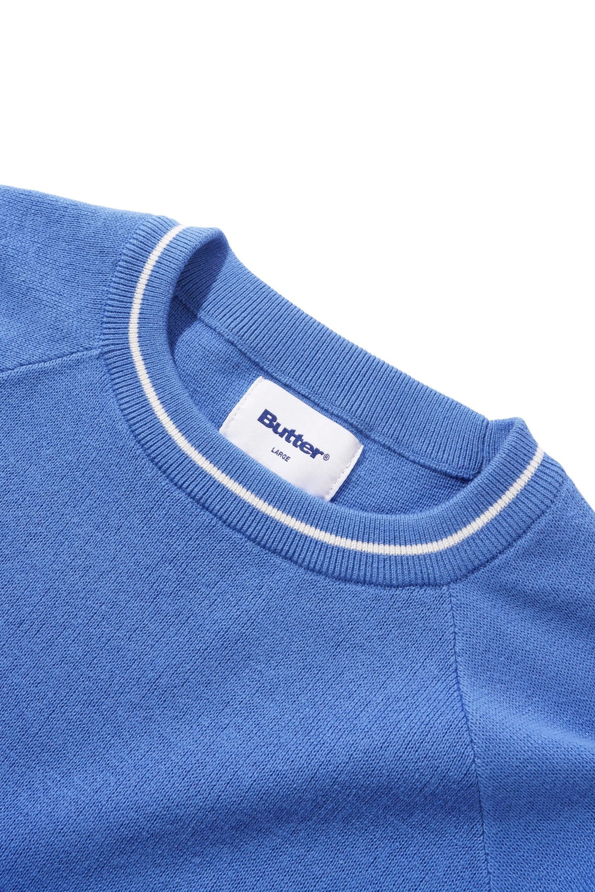 BUTTER - PIER KNIT SWEATER - PACIFIC - Image 4