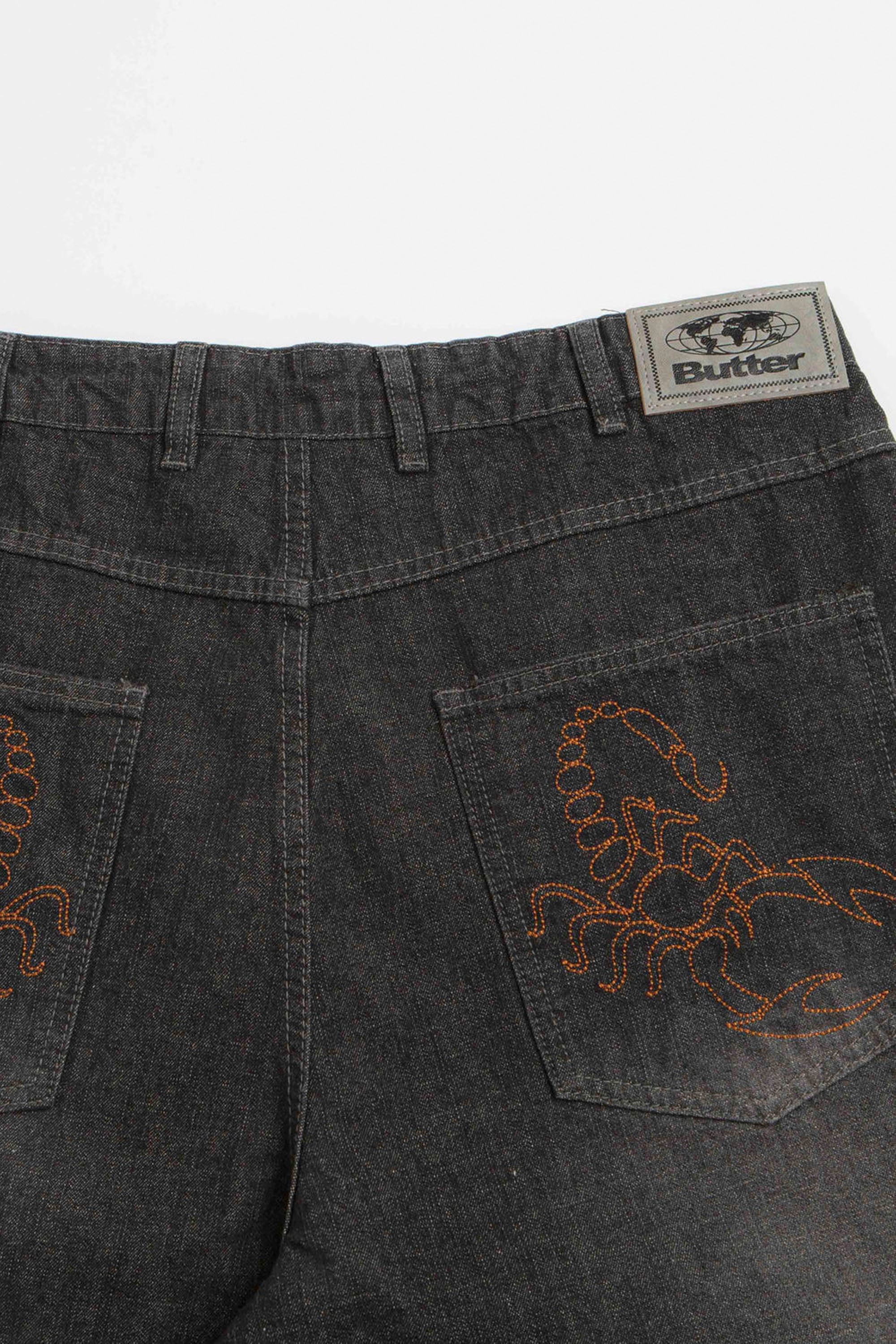 BUTTER - SCORPION STITCH DENIM JEANS - Image 3