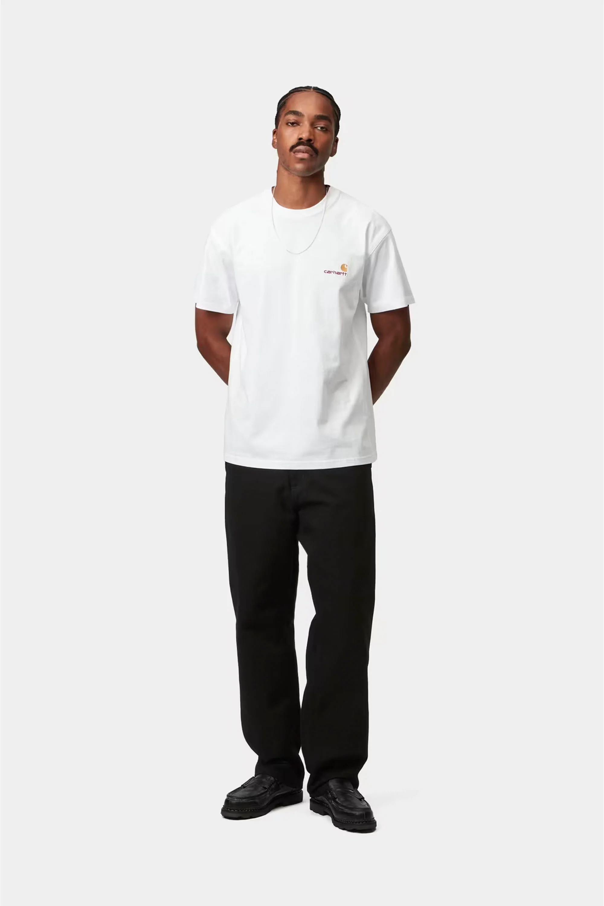CARHARTT WIP - AMERICAN SCRIPT T-SHIRT - WHITE - Image 3