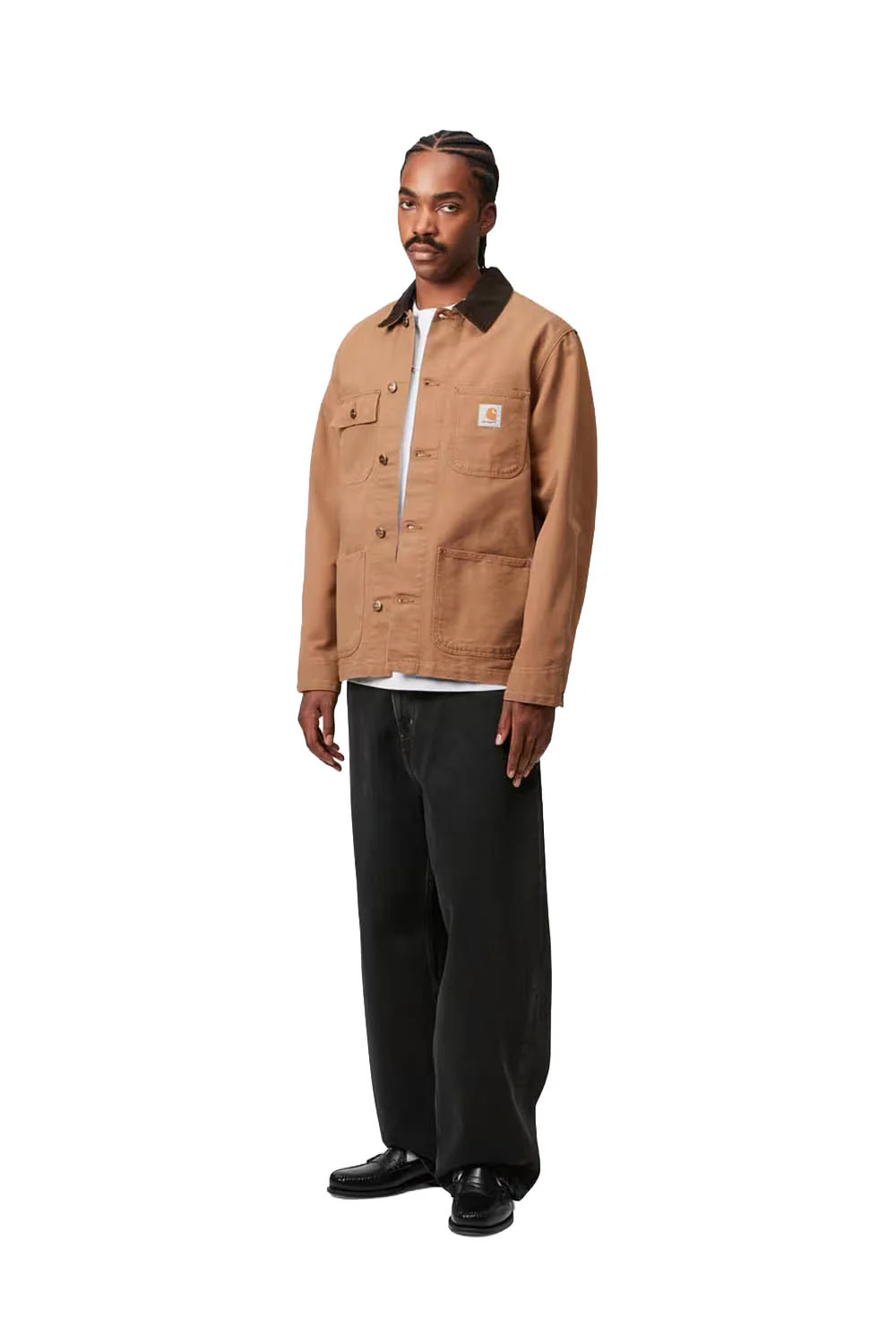 CARHARTT WIP - BRANDON PANT - BLACK STONE WASHED - Image 2