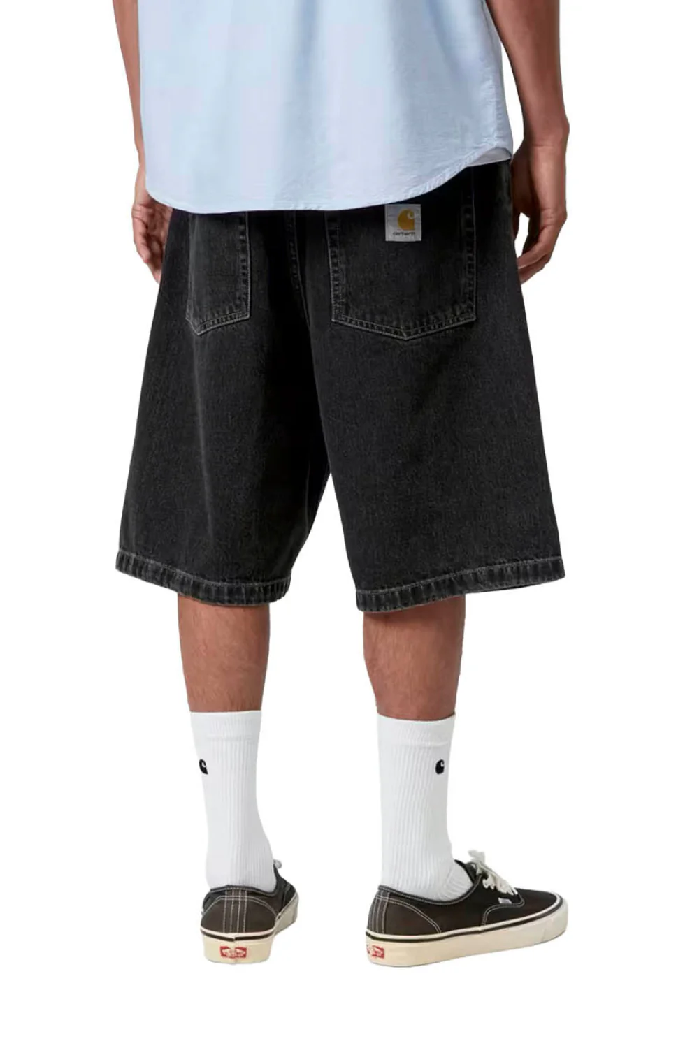 CARHARTT WIP - BRANDON SHORT - BLACK STONE WASHED - Image 2