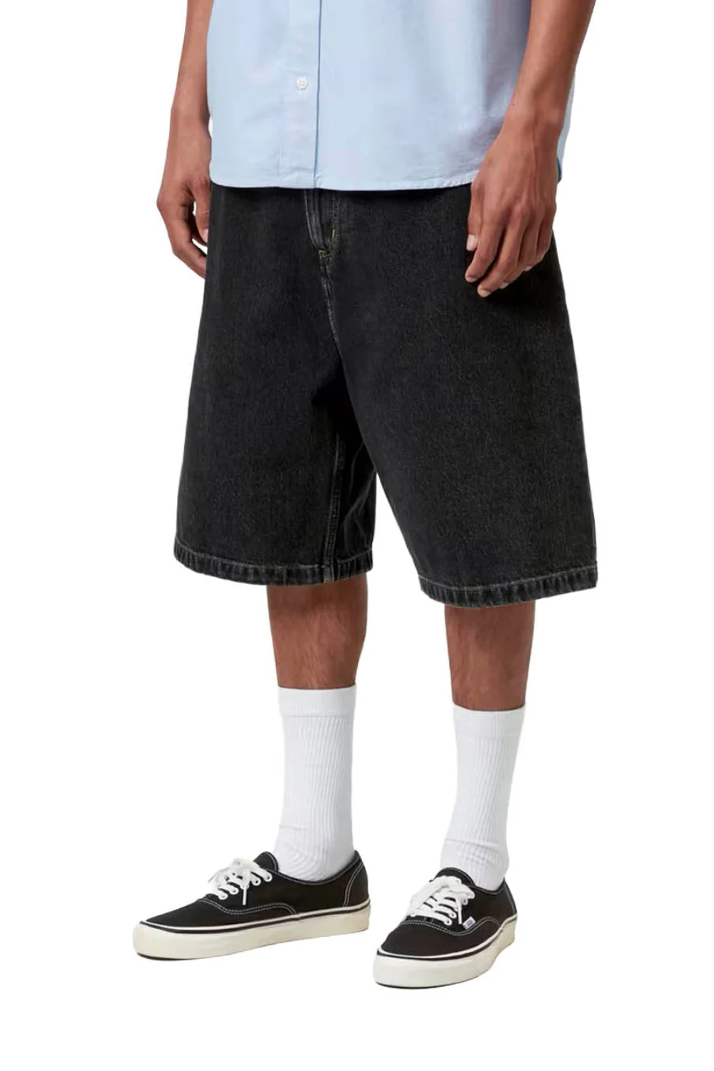CARHARTT WIP - BRANDON SHORT - BLACK STONE WASHED - Image 3
