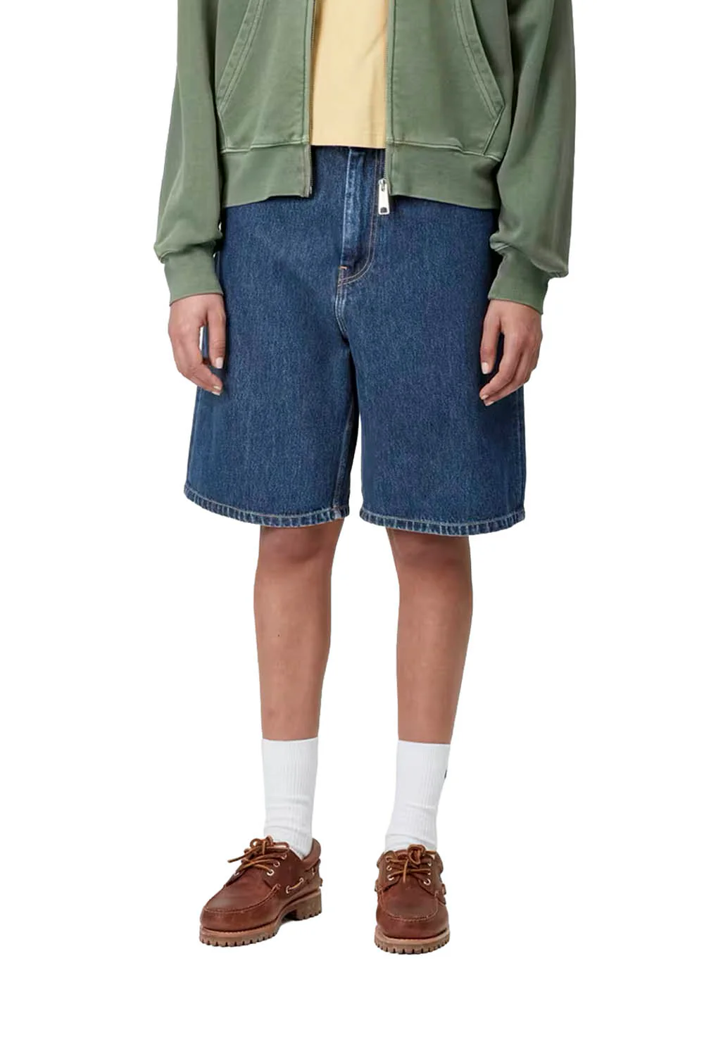 CARHARTT WIP - BRANDON SHORT - WOMAN - BLUE STONE WASHED