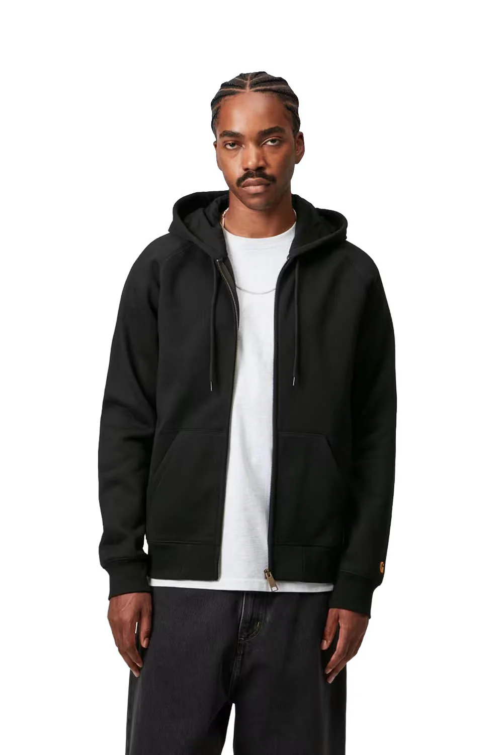 CARHARTT WIP - HOODED CHASE JACKET - BLACK