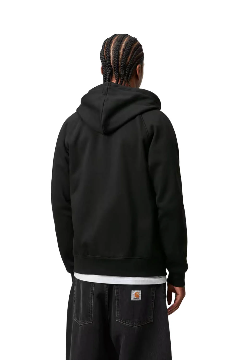 CARHARTT WIP - HOODED CHASE JACKET - BLACK - Image 2