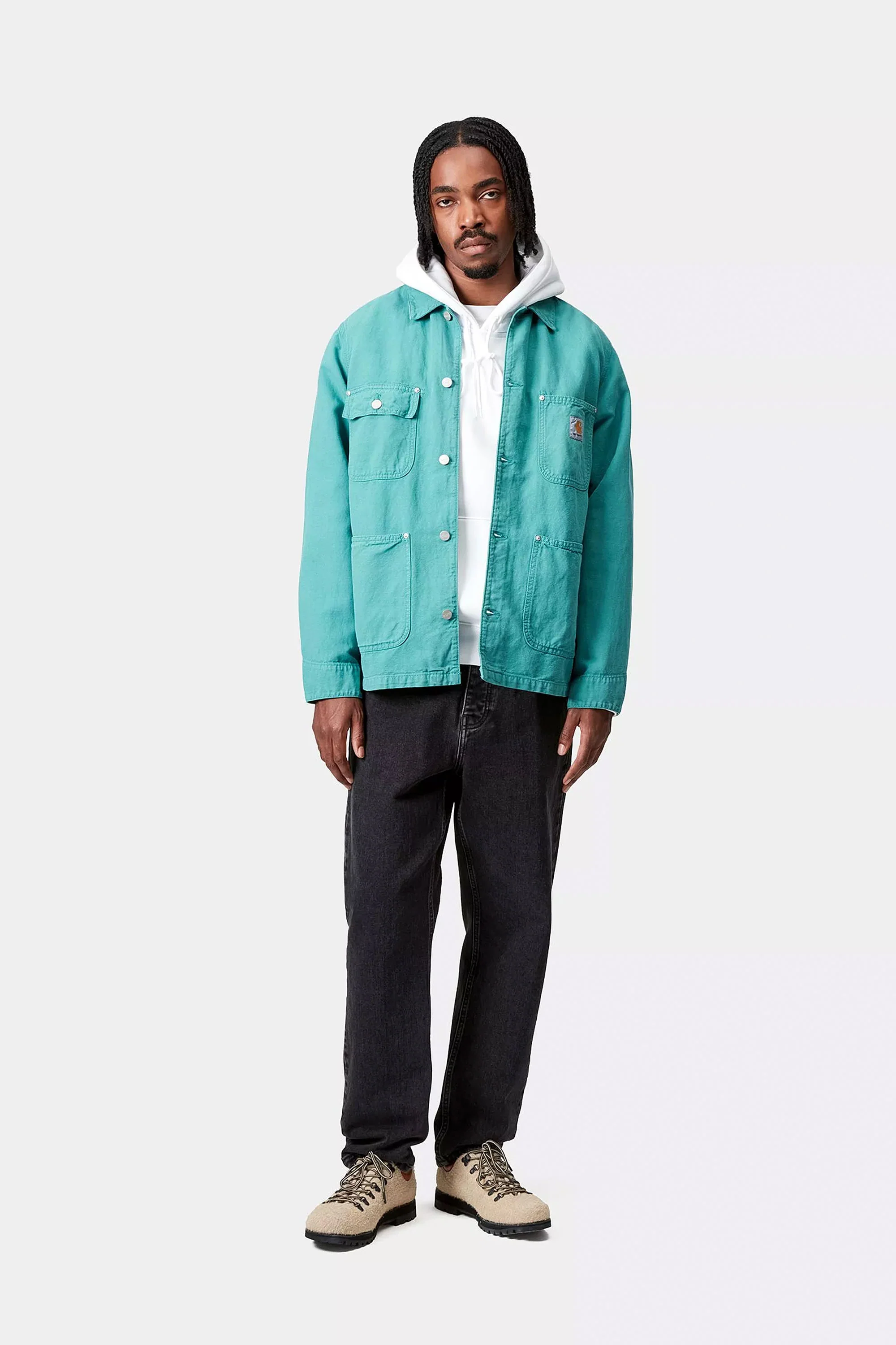 CARHARTT WIP - NEWEL PANT - BLACK STONE WASHED - Image 3