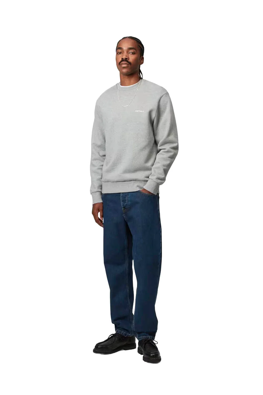 CARHARTT WIP - NEWEL PANT - BLUE STONE WASHED - Image 4