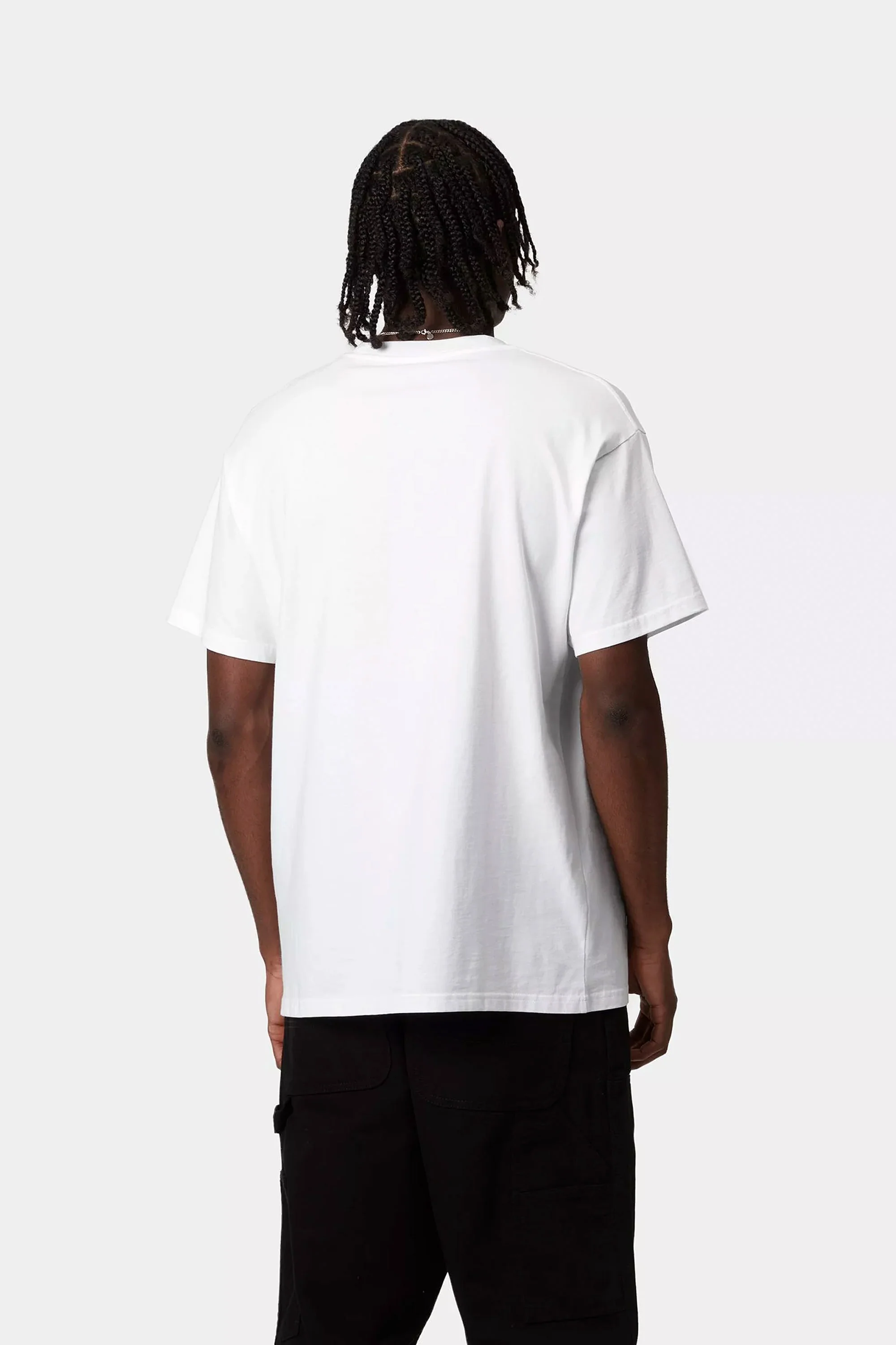 CARHARTT WIP - SCRIPT EMBROIDERY T-SHIRT - WHITE - Image 2