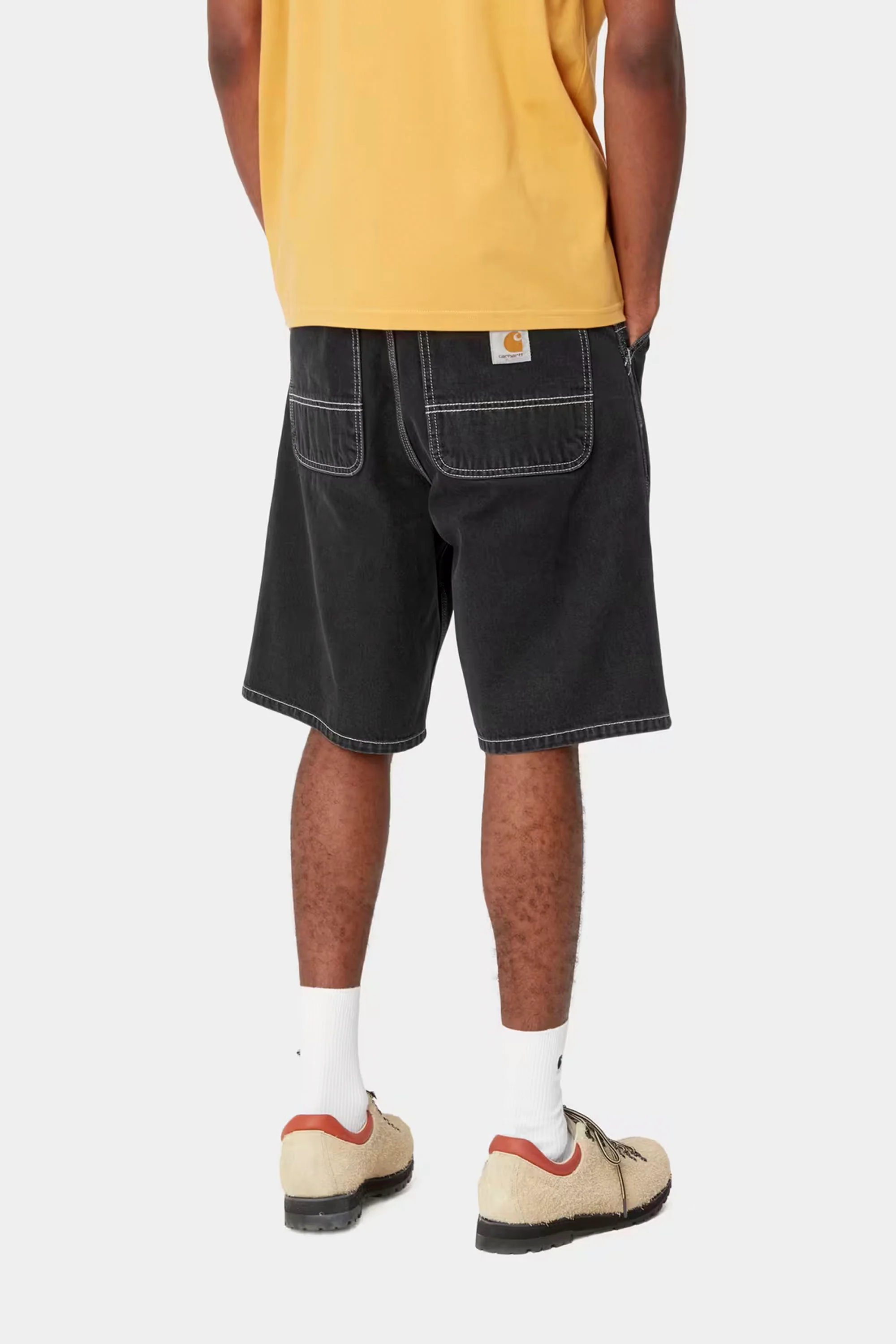 CARHARTT WIP - SIMPLE SHORT - BLACK STONE WASH - Image 2