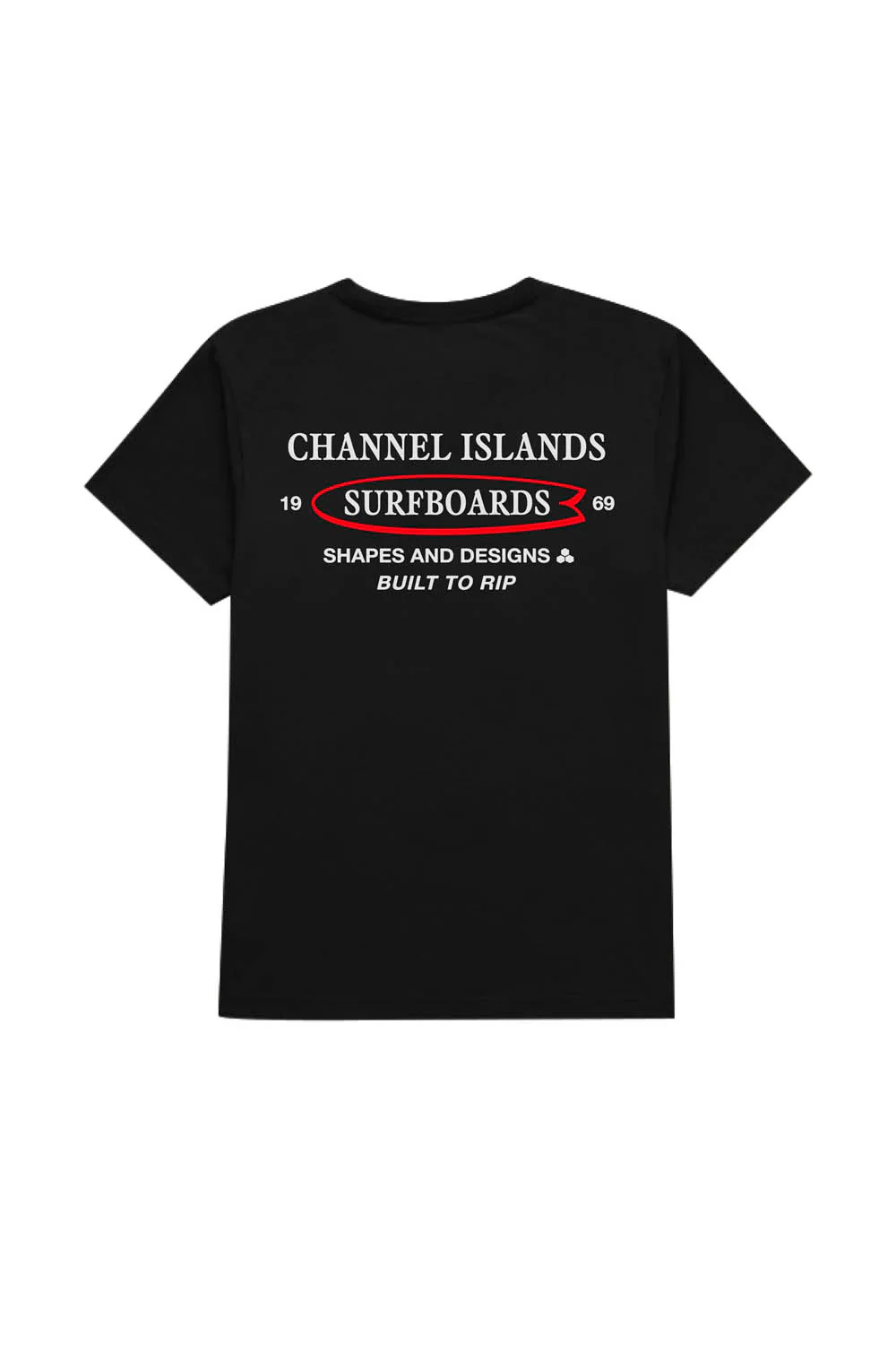 CHANNEL ISLANDS - RETRO SURF TEE - BLACK - Image 2