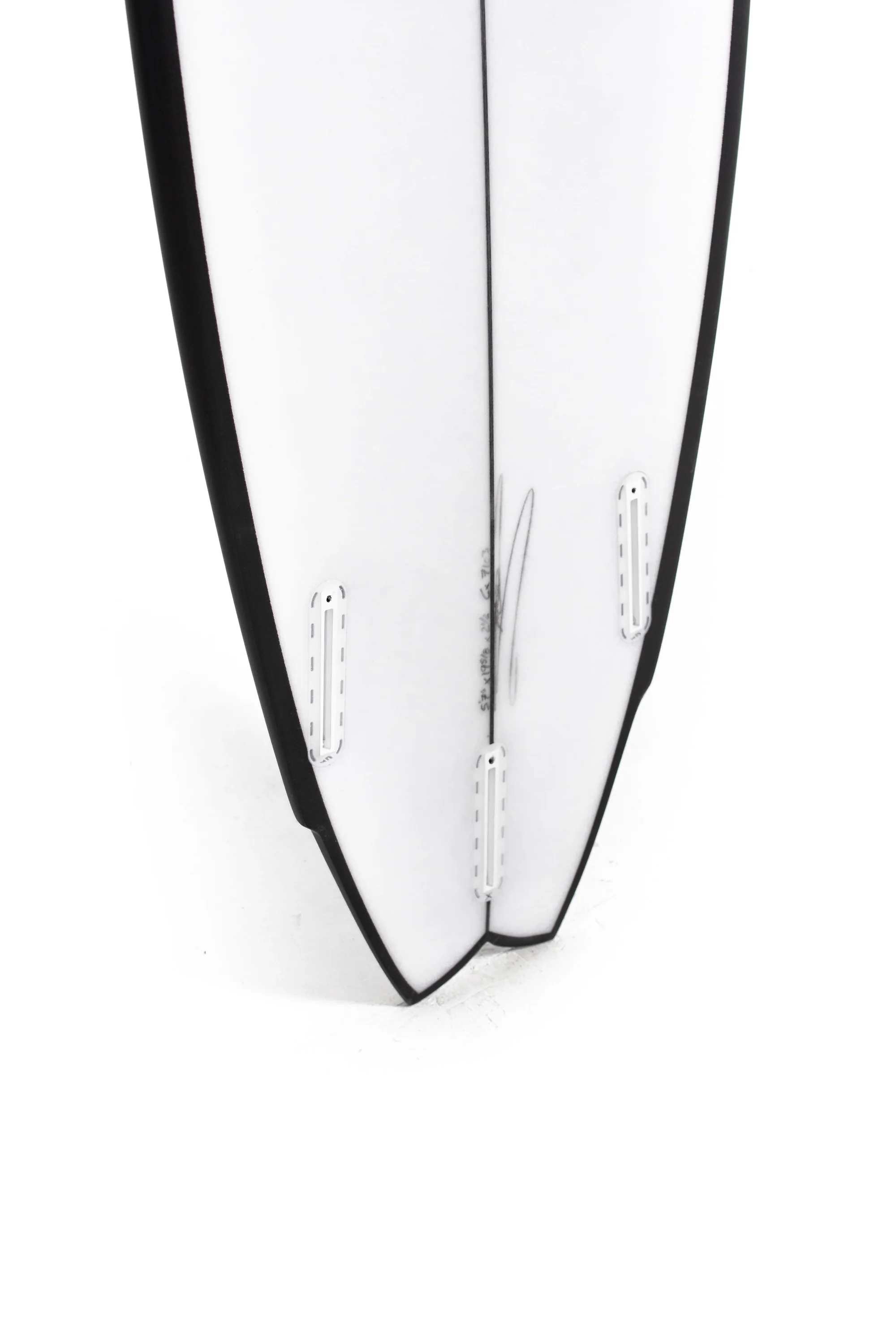 Christenson Surfboards - LANE SPLITTER SWALLOW 2+1 - 5'7" x 19 5/8 x 2 1/2 - 29.17L - CX07103 - Image 10