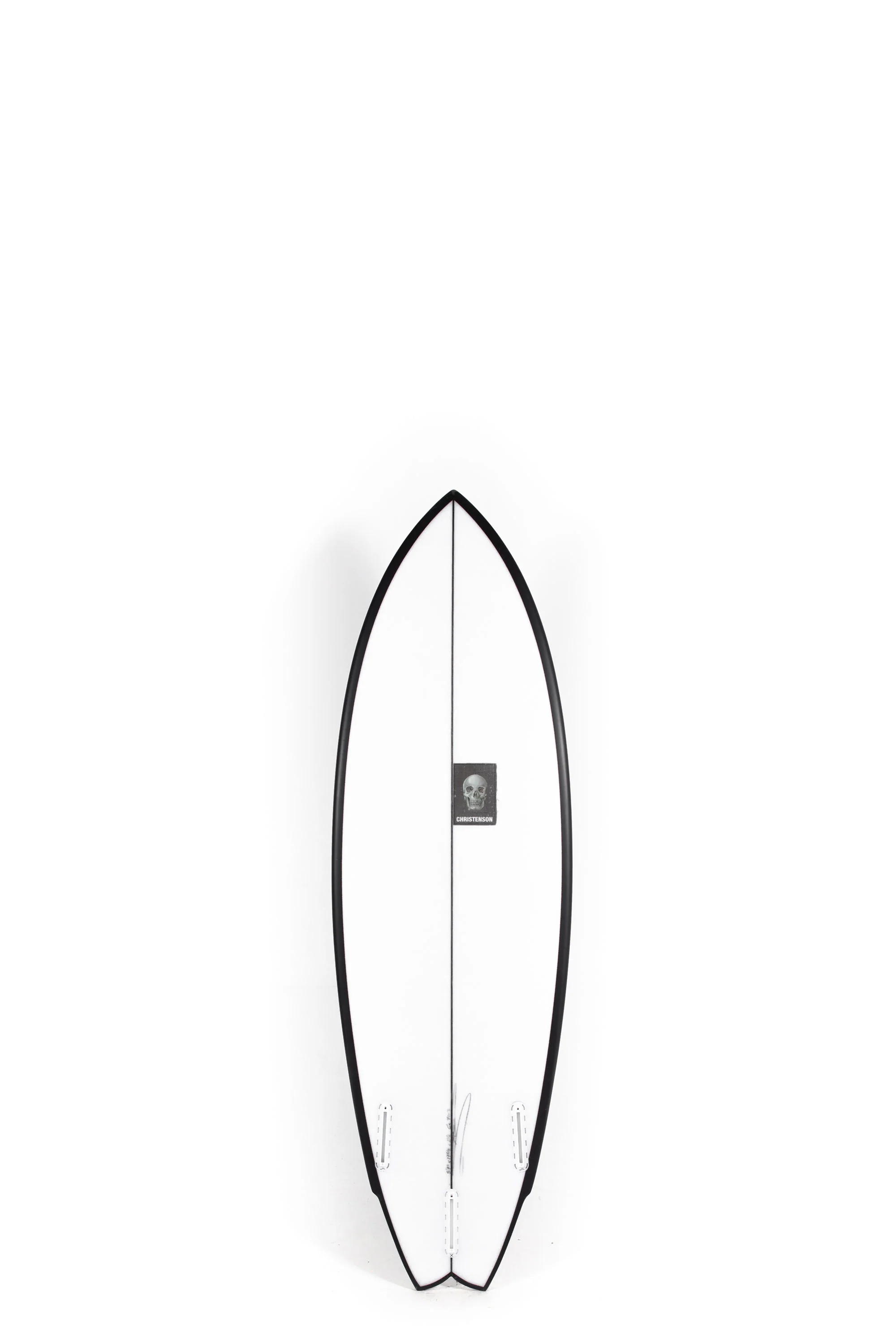 Christenson Surfboards - LANE SPLITTER SWALLOW 2+1 - 5'7" x 19 5/8 x 2 1/2 - 29.17L - CX07103 - Image 2