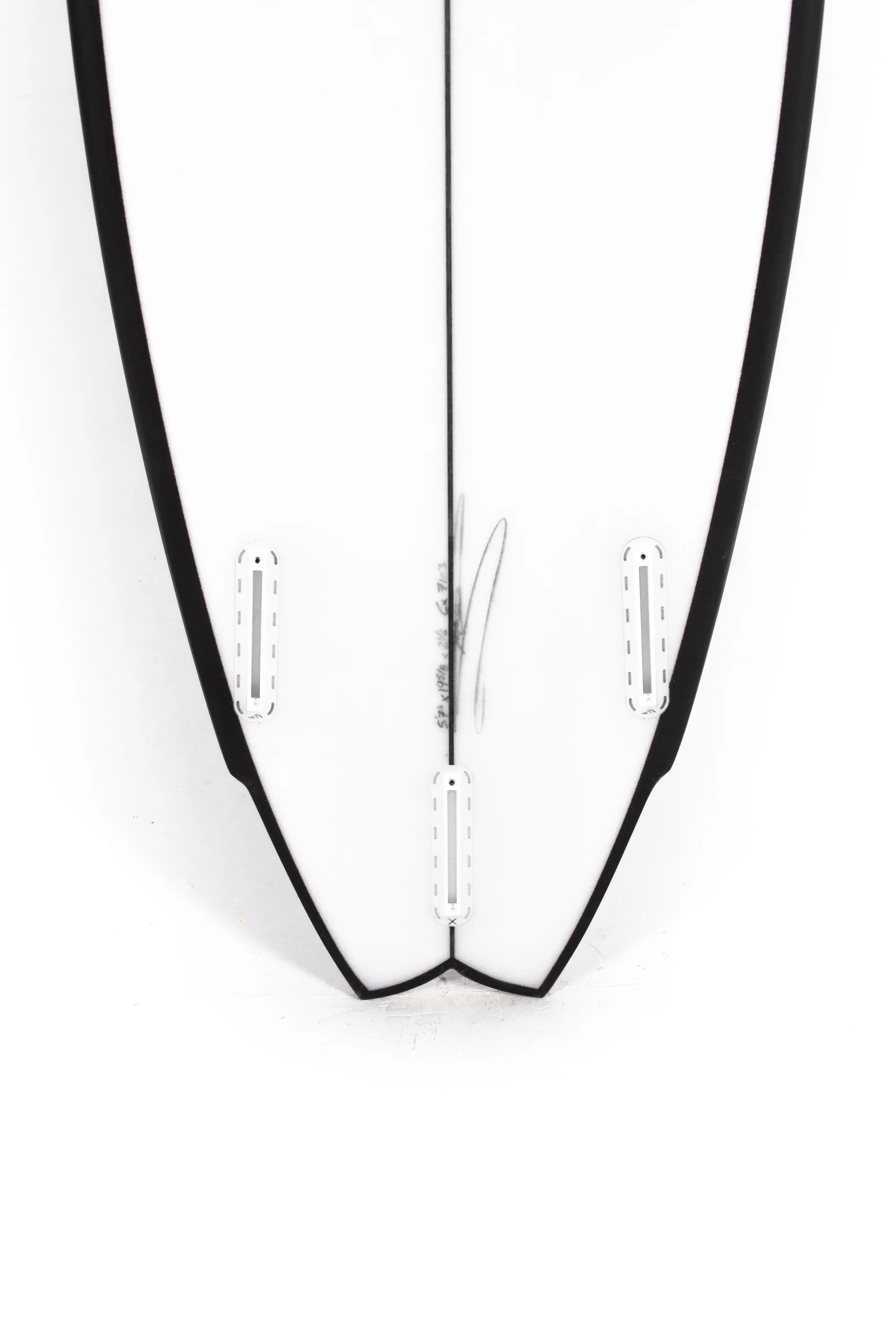 Christenson Surfboards - LANE SPLITTER SWALLOW 2+1 - 5'7" x 19 5/8 x 2 1/2 - 29.17L - CX07103 - Image 8
