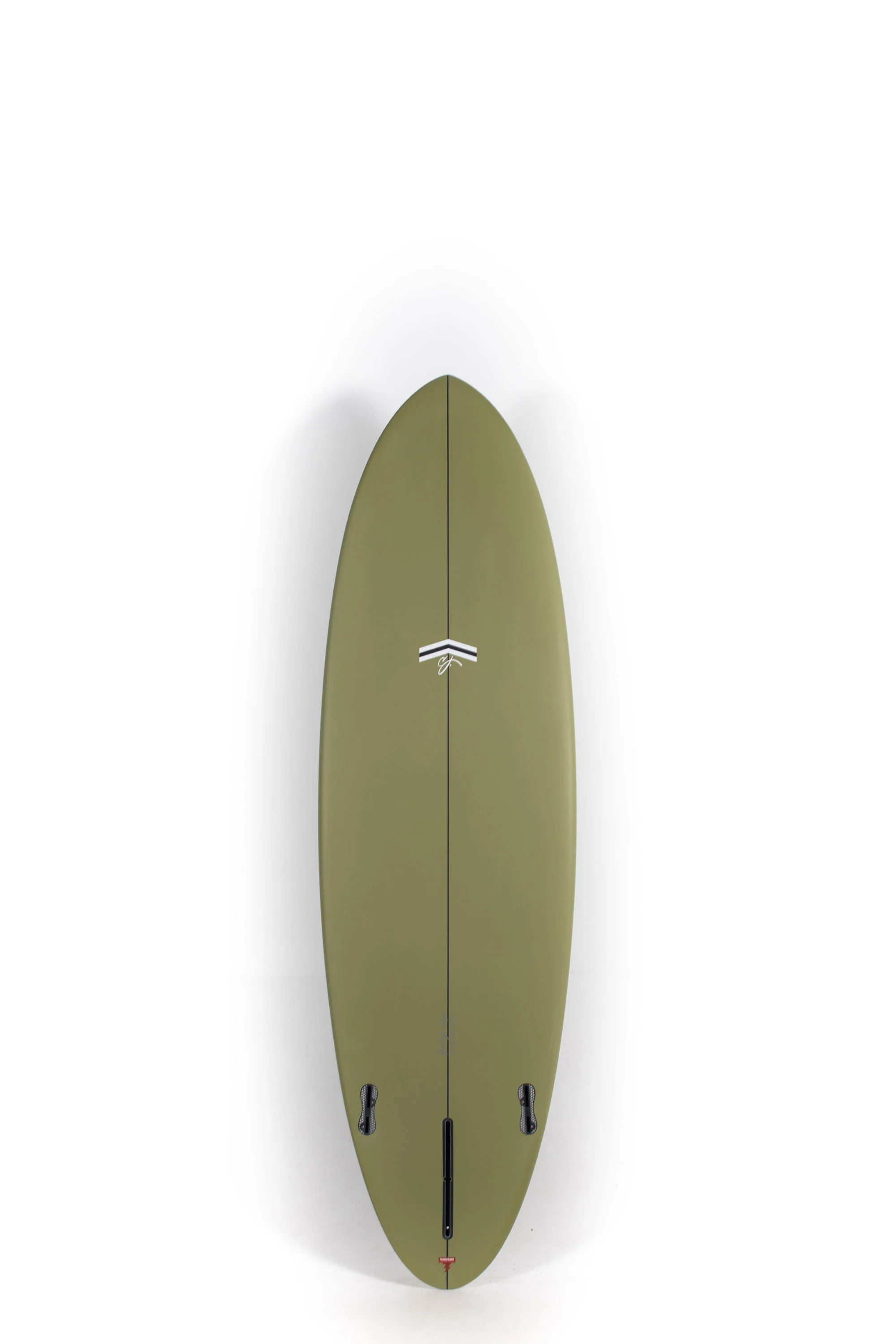 CJ Nelson Surfboards - OUTLIER X - ARMY - Thunderbolt Red - 6'6" x 21 1/2" x 2 3/4" - 42.82L - Image 2