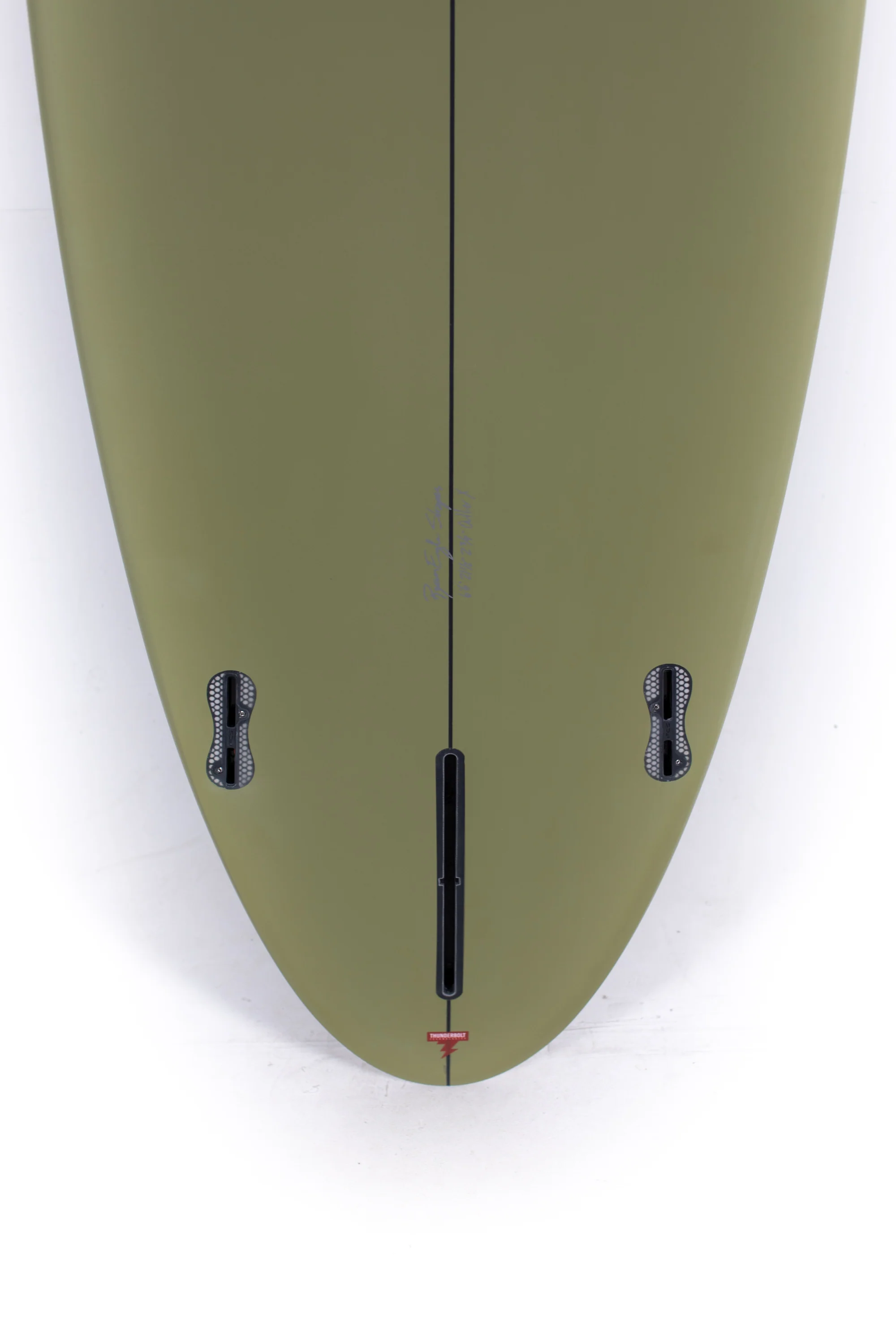 CJ Nelson Surfboards - OUTLIER X - ARMY - Thunderbolt Red - 6'6" x 21 1/2" x 2 3/4" - 42.82L - Image 8