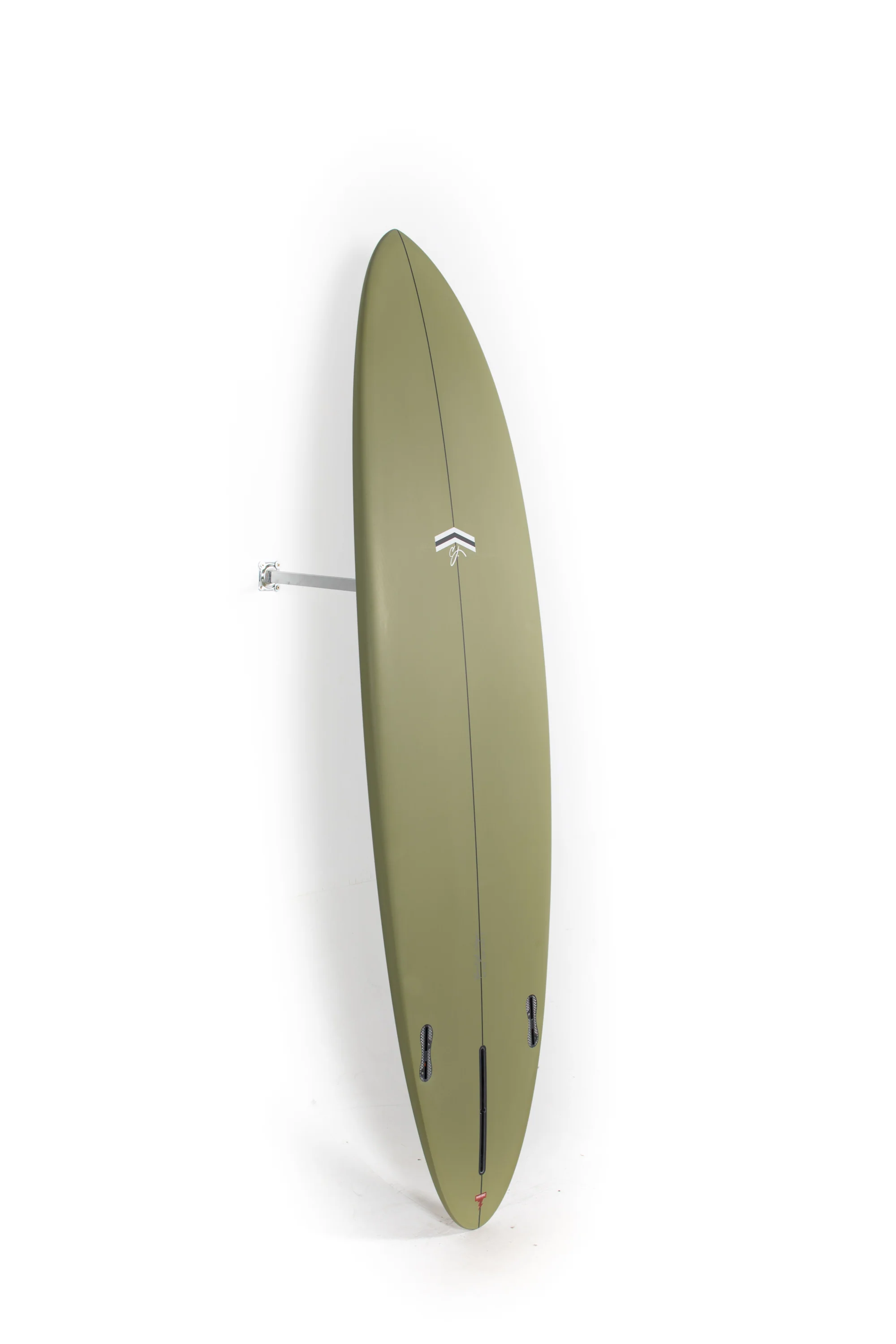 CJ Nelson Surfboards - OUTLIER X - ARMY - Thunderbolt Red - 6'6" x 21 1/2" x 2 3/4" - 42.82L - Image 9