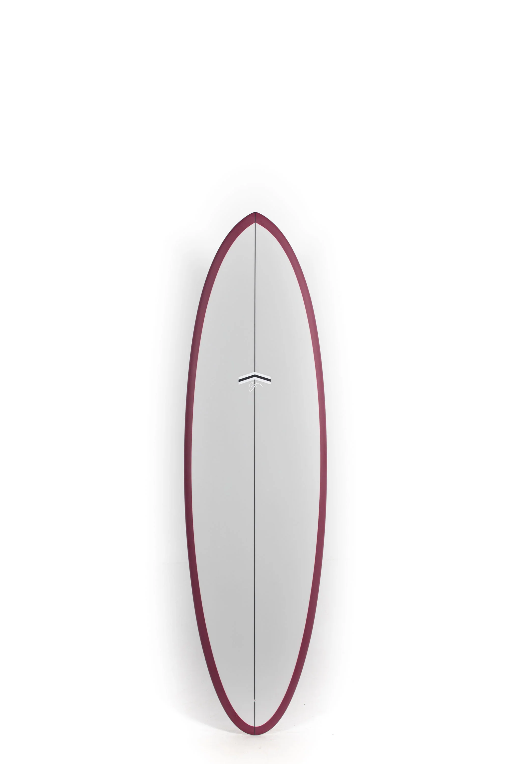 CJ Nelson Surfboards - OUTLIER X - GREY OX BLOOD RAIL - Thunderbolt Red - 6'6" x 21 1/2" x 2 3/4" - 42.82L