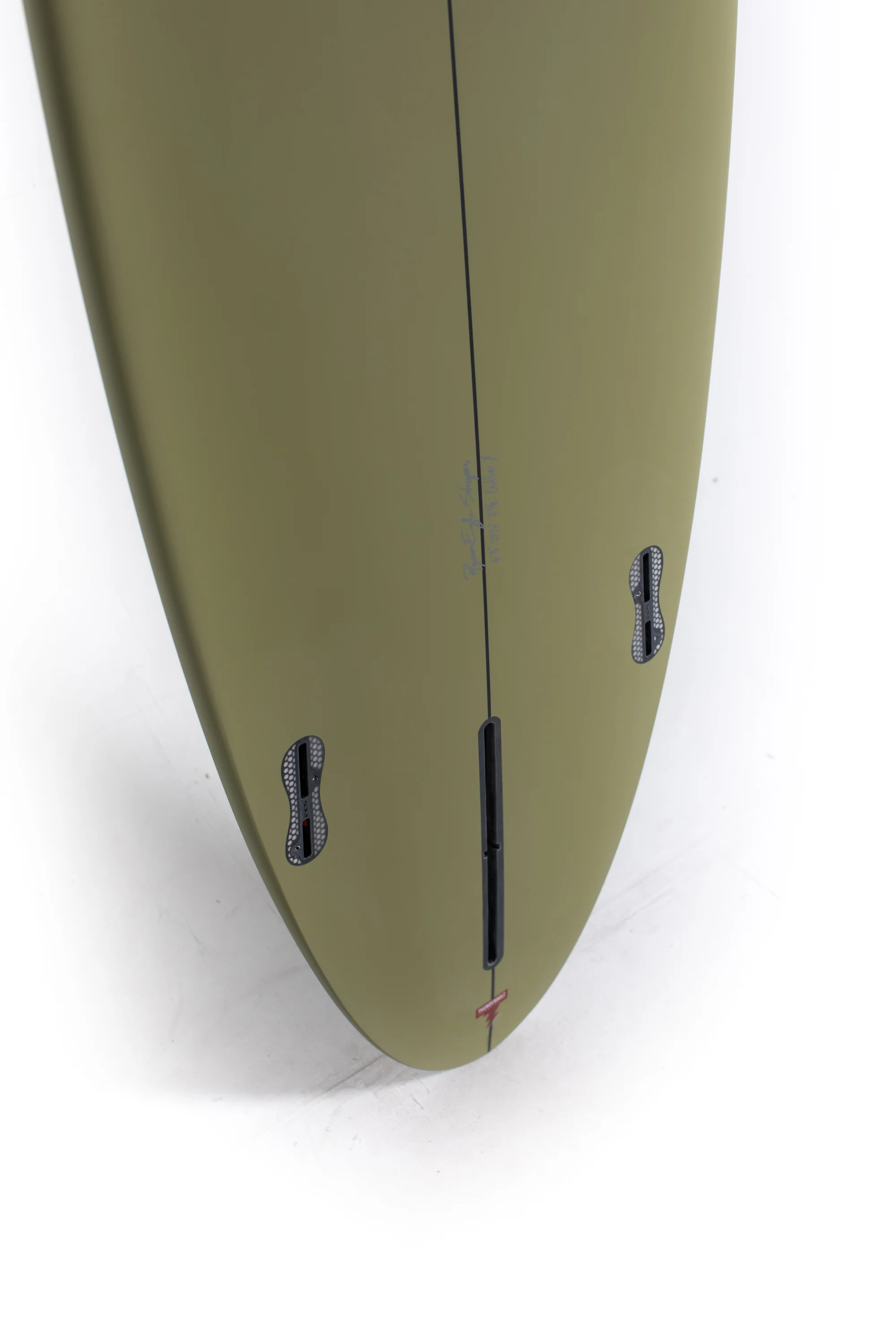 CJ Nelson Surfboards - OUTLIER X - Army - Thunderbolt Red - 6'3" x 21 1/4" x 2 5/8" - 39.02L - Image 10