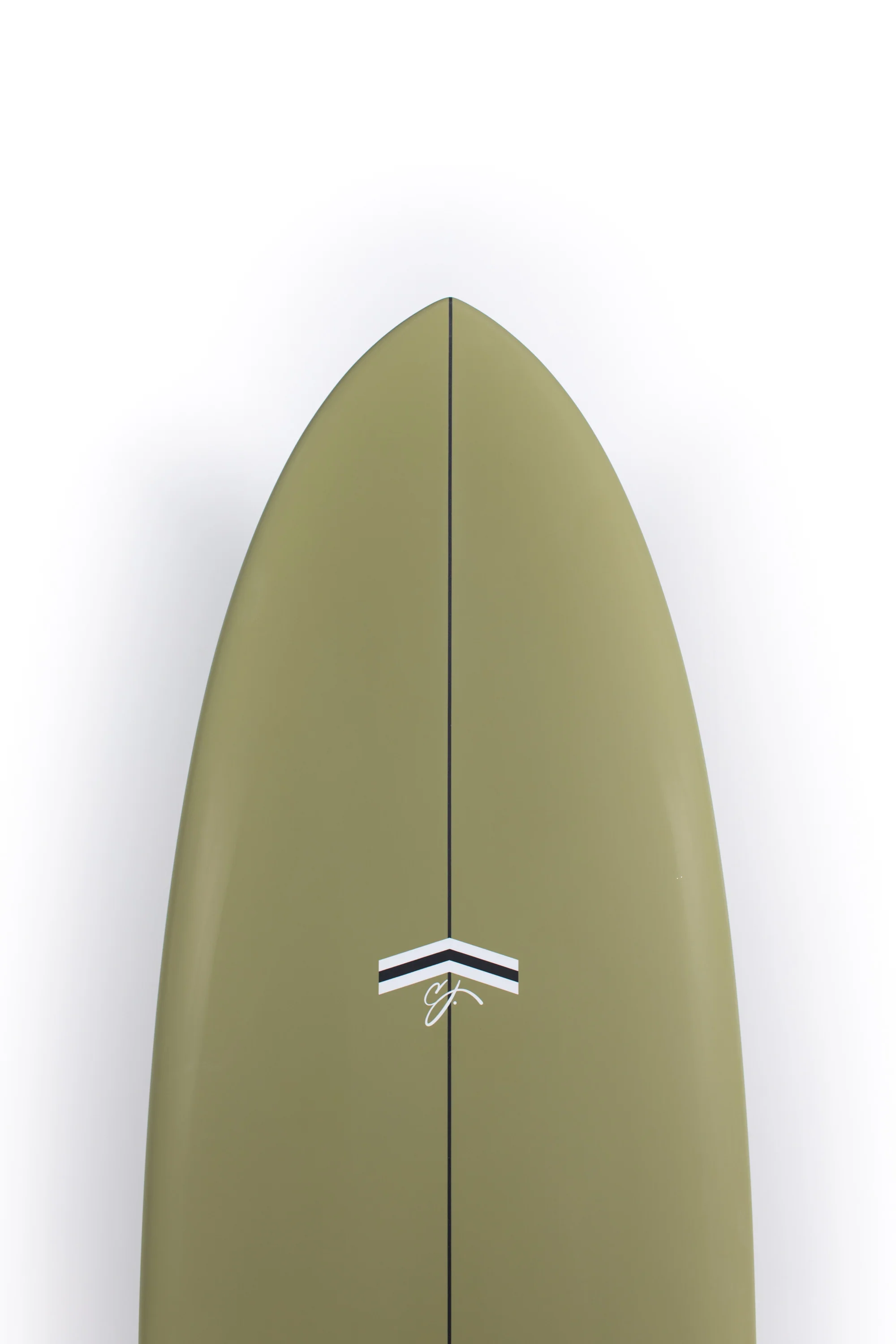 CJ Nelson Surfboards - OUTLIER X - Army - Thunderbolt Red - 6'3" x 21 1/4" x 2 5/8" - 39.02L - Image 3