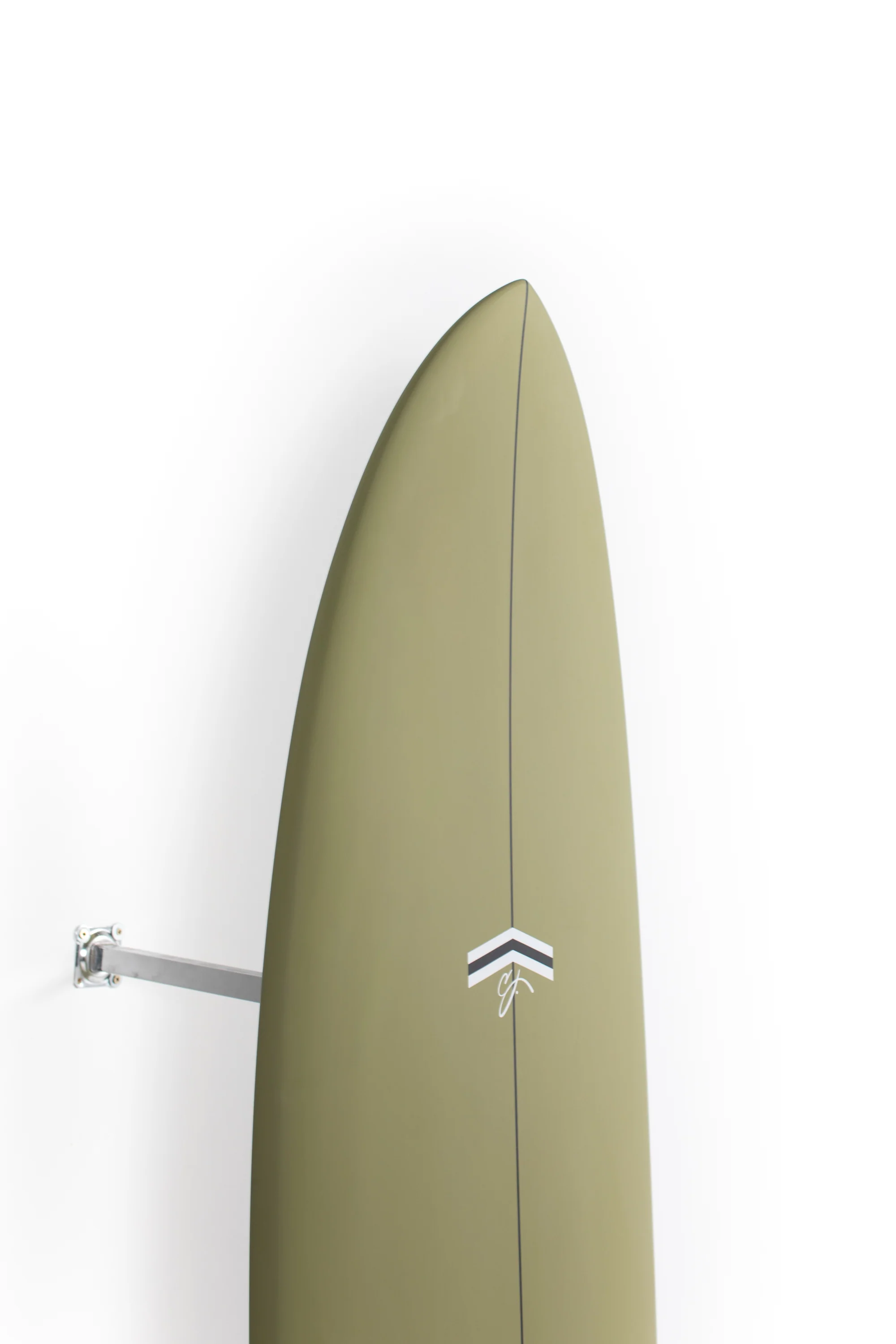 CJ Nelson Surfboards - OUTLIER X - Army - Thunderbolt Red - 6'3" x 21 1/4" x 2 5/8" - 39.02L - Image 6