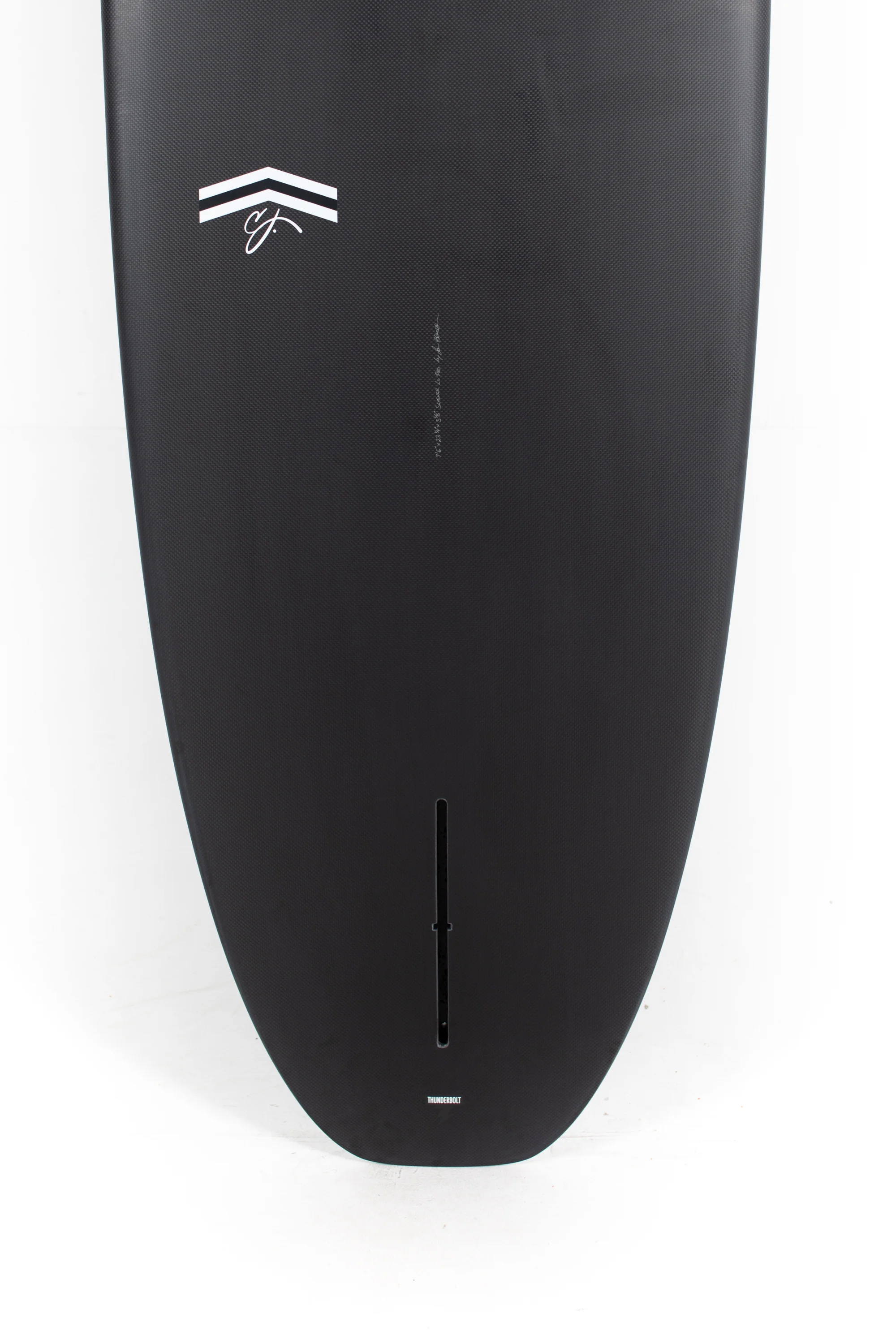 CJ Nelson Surfboards - SLASHER LOW PRO - Thunderbolt Black - 9'9" x 23.5" x 3.1875" - 78.4L - Image 8