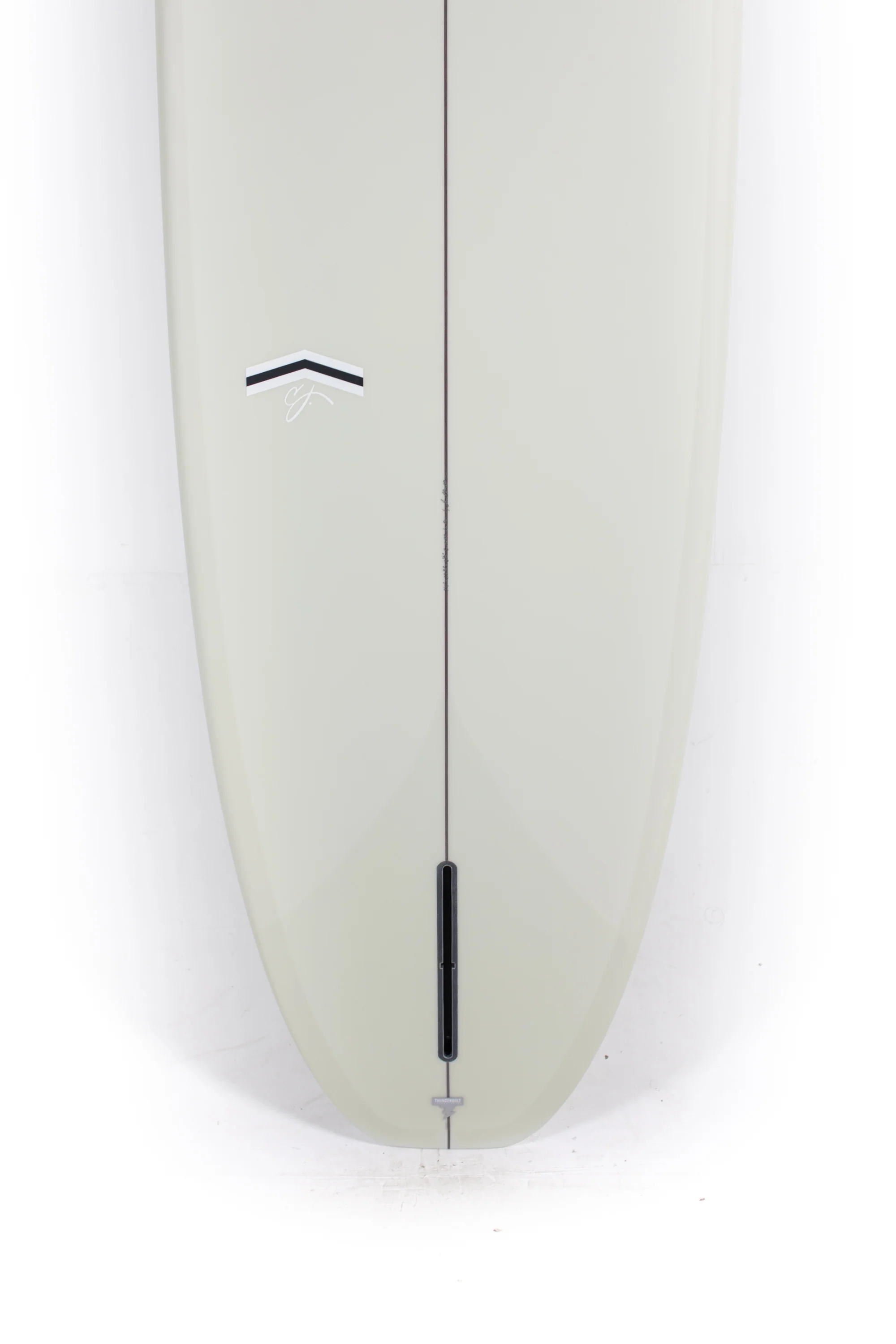 CJ Nelson Surfboards - SLASHER LOW PRO - Volan - Thunderbolt Silver - 9'6" x 23 1/4" x 3 1/8" - 74.34L - Image 8