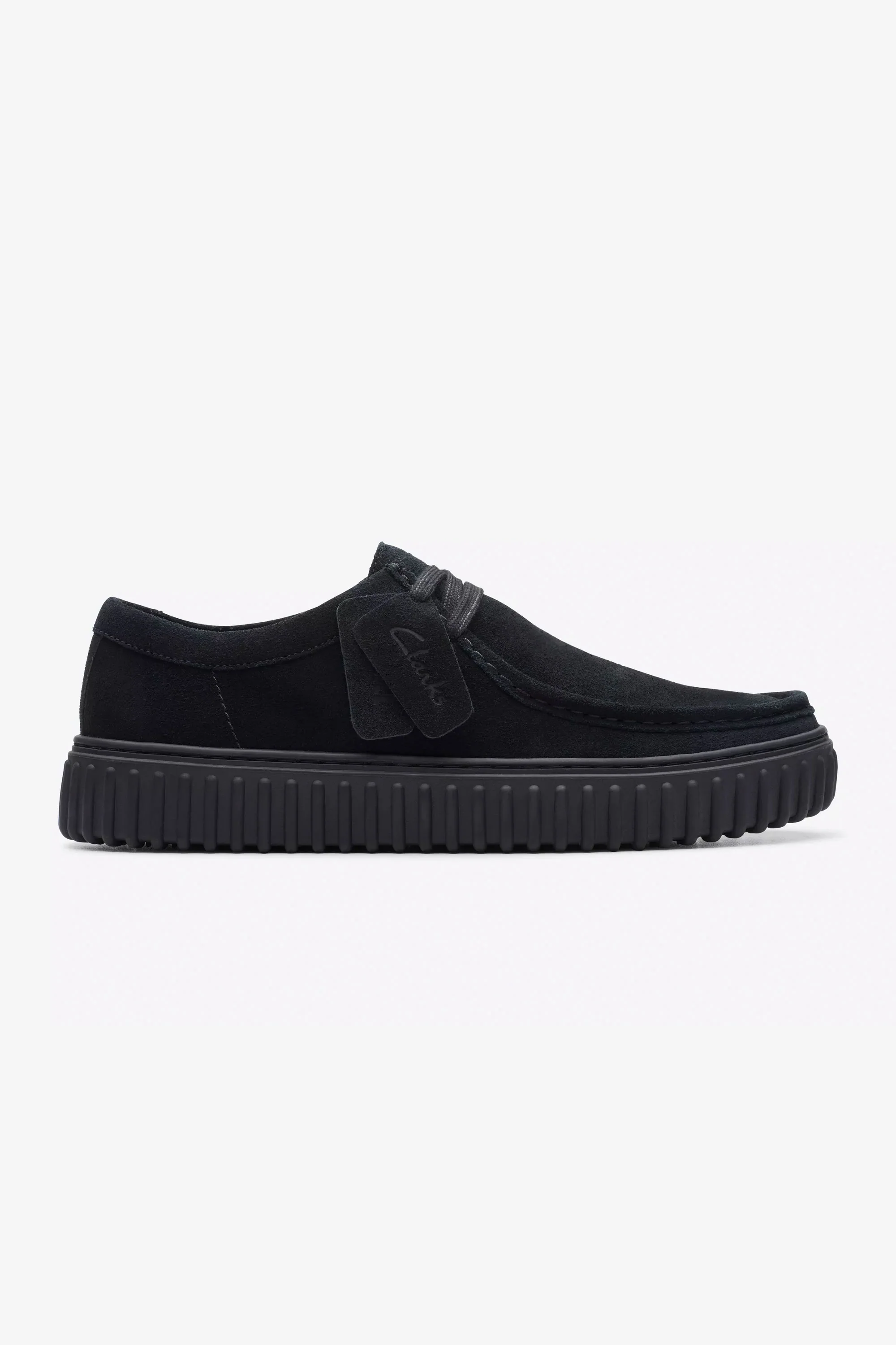 CLARKS - TORNHILL LO - MAN - BLACK SUEDE