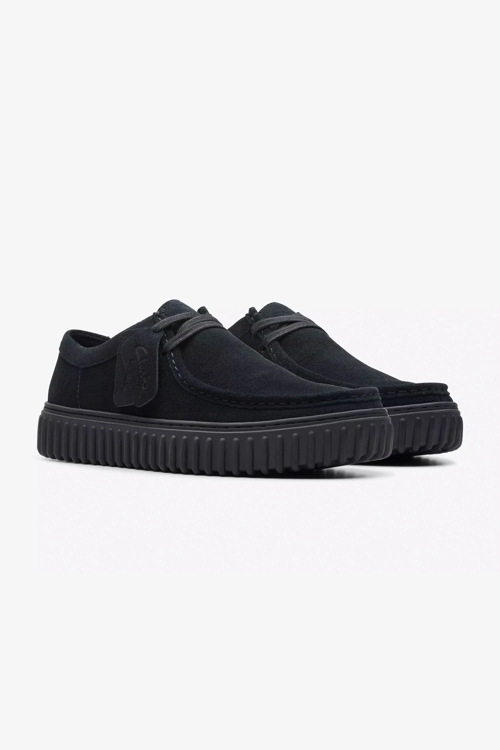 CLARKS - TORNHILL LO - MAN - BLACK SUEDE - Image 2