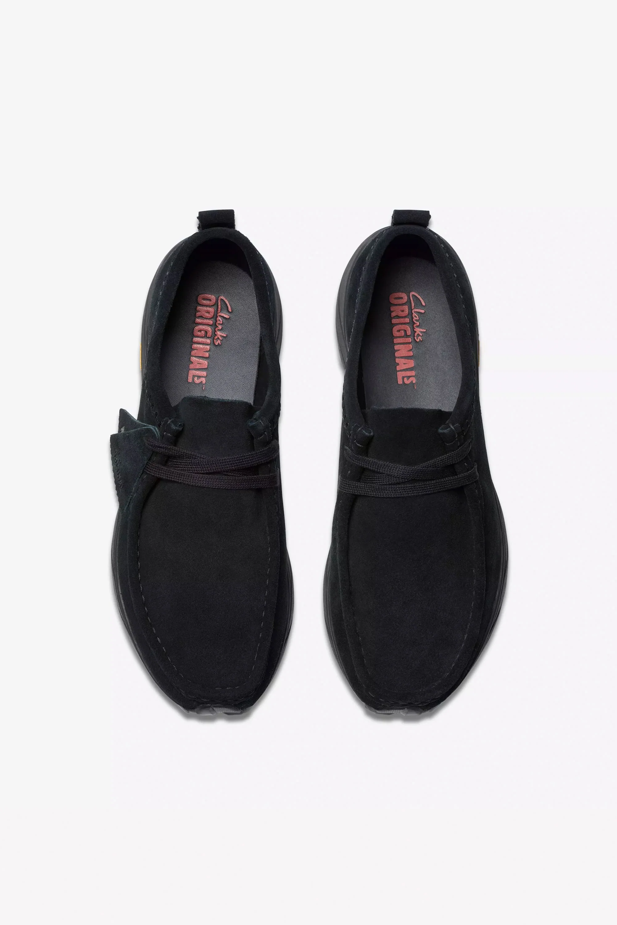 CLARKS - WALLA EDEN LO - BLACK SUEDE - MAN - Image 3