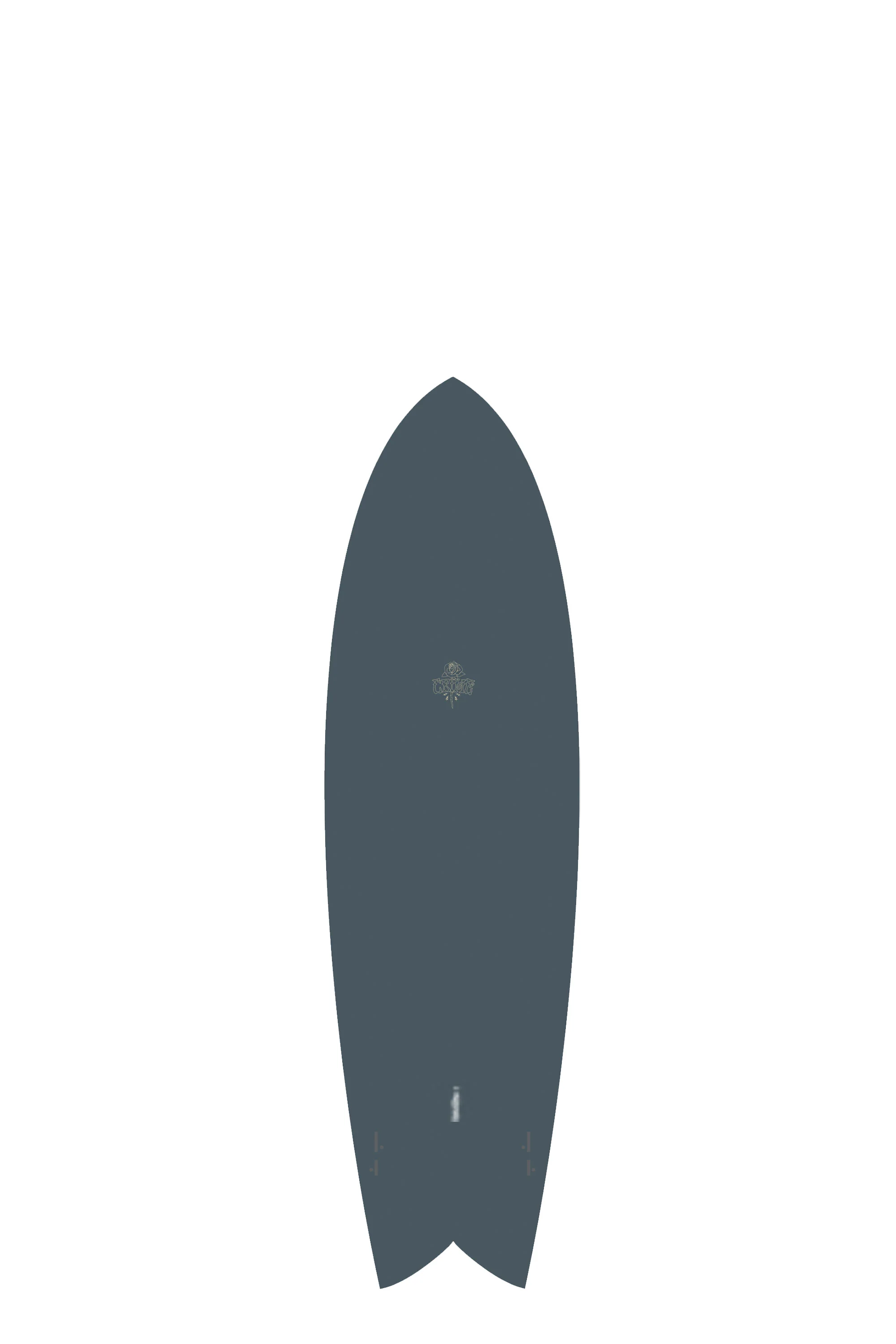 Crime Surfboards - KEEL FISH - CHARCOAL/SLATE - 6'5" x 21.5" x 2.6" - 43L - Image 2