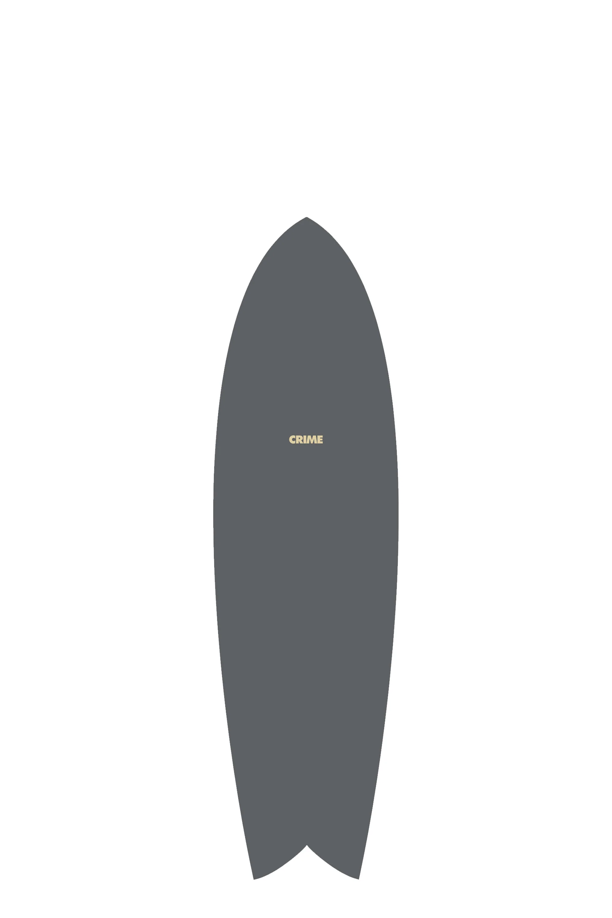 Crime Surfboards - KEEL FISH - CHARCOAL/SLATE - 7'0" x 21.7" x 2.7" - 49L