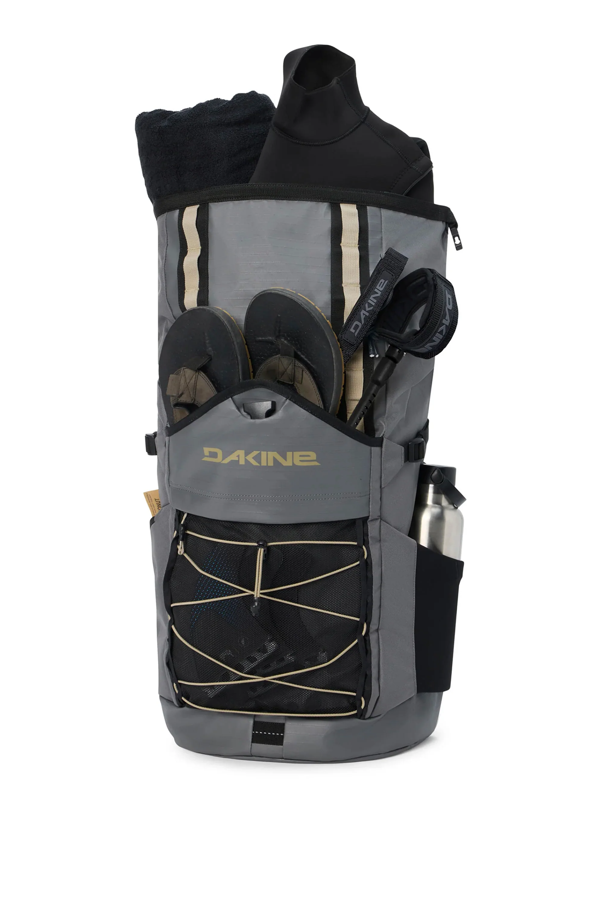 DAKINE - MISSION DLX WET DRY ROLLTOP BACKBACK 35L - STONE CASTLER - Image 3
