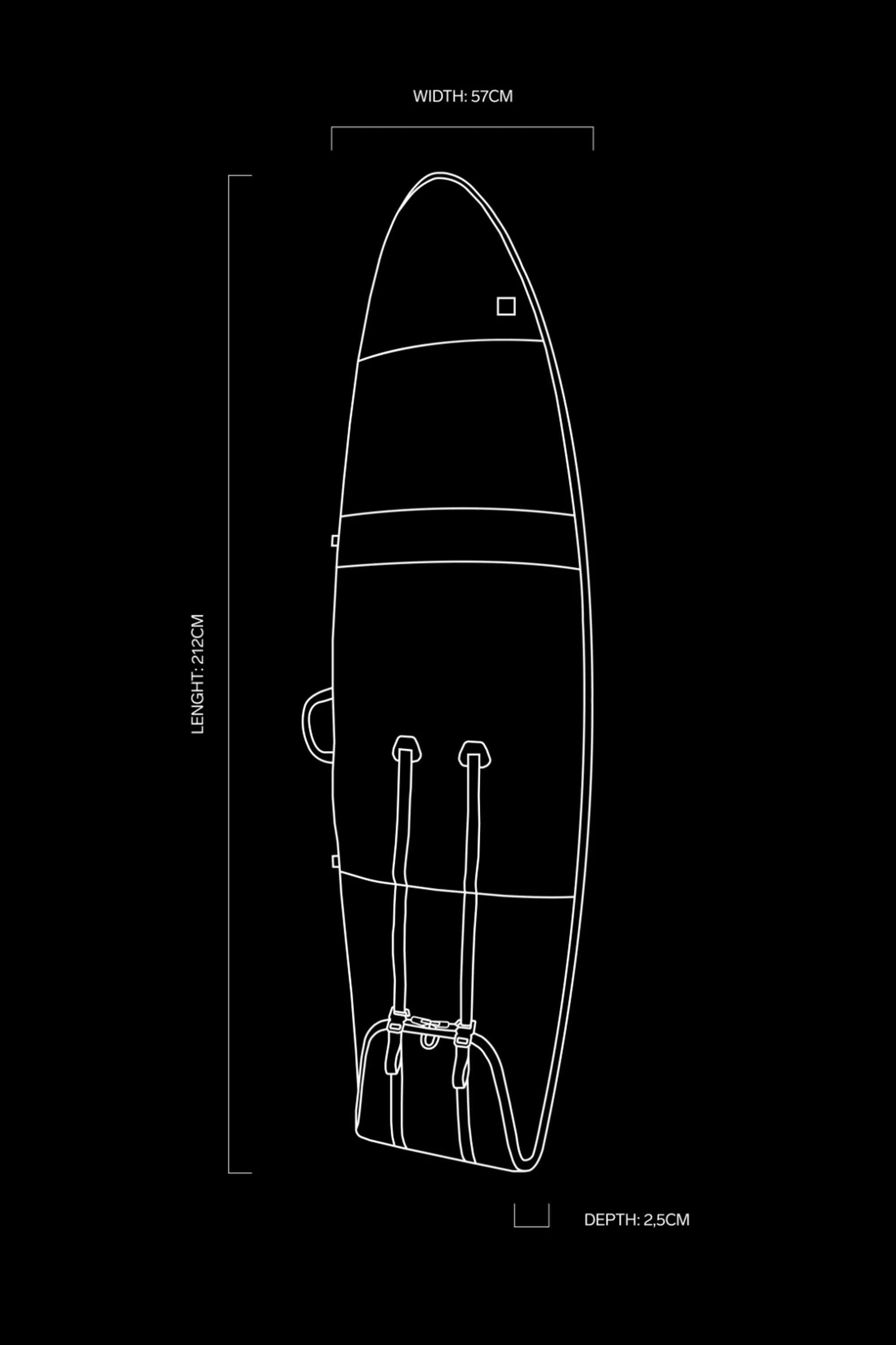 Db - Surf Bag Single Board Mid-length - Image 3