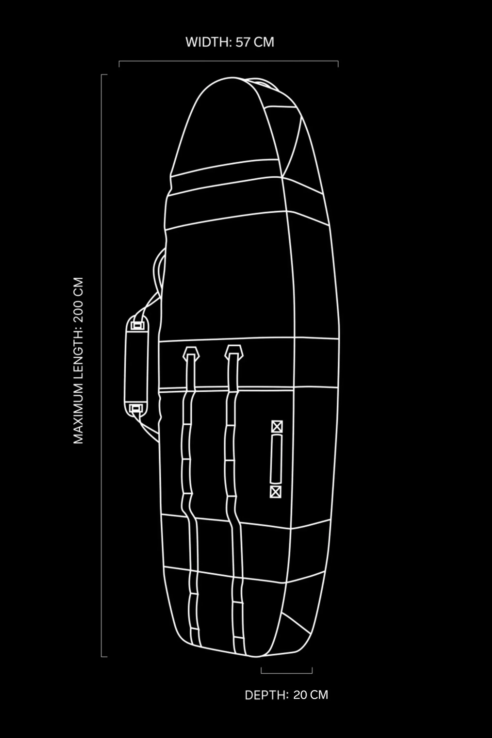 Db - SURF PRO COFFIN 3-4 BOARDS 6´6 - Image 10
